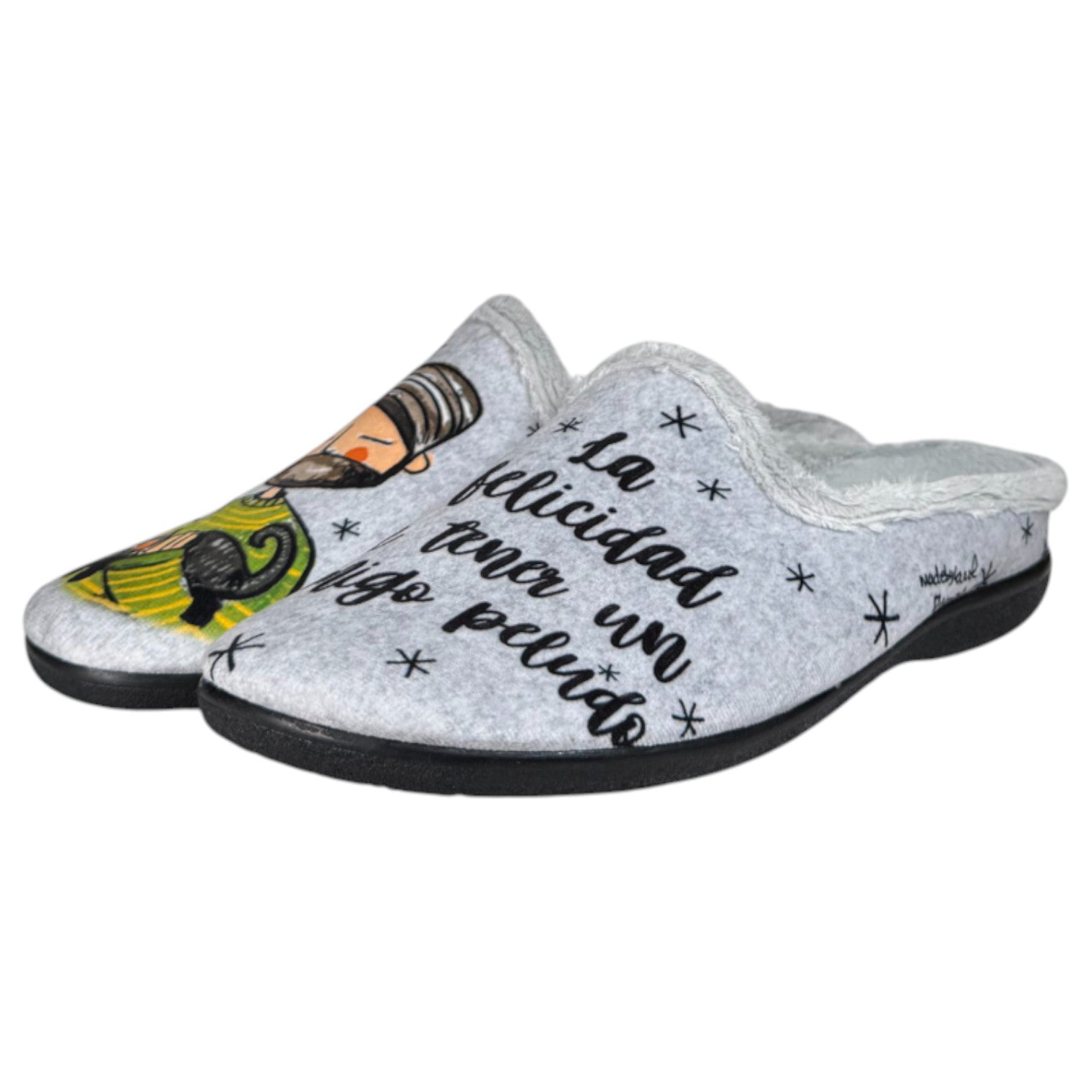 Zapatillas de Casa Vivant Amigo Peludo 252021 Gris - imagen 4