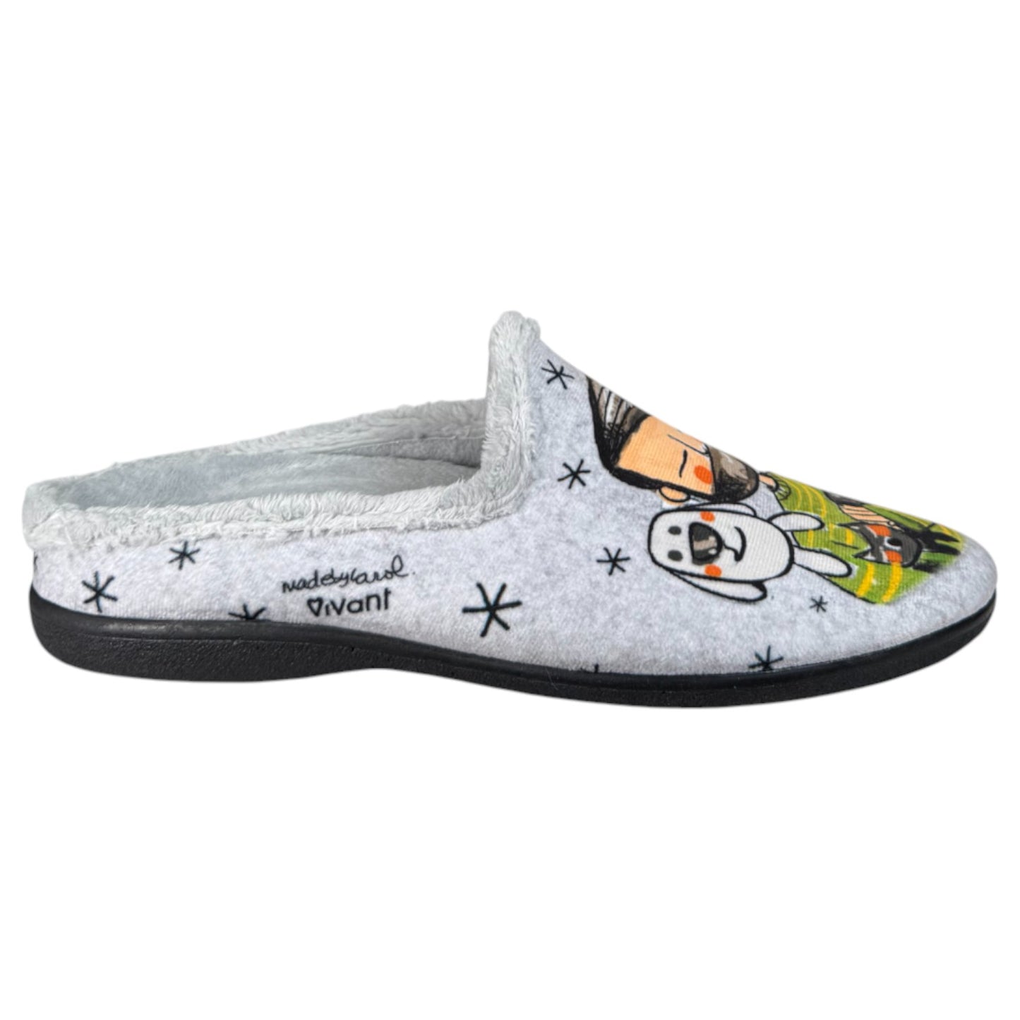 Zapatillas de Casa Vivant Amigo Peludo 252021 Gris - imagen 2