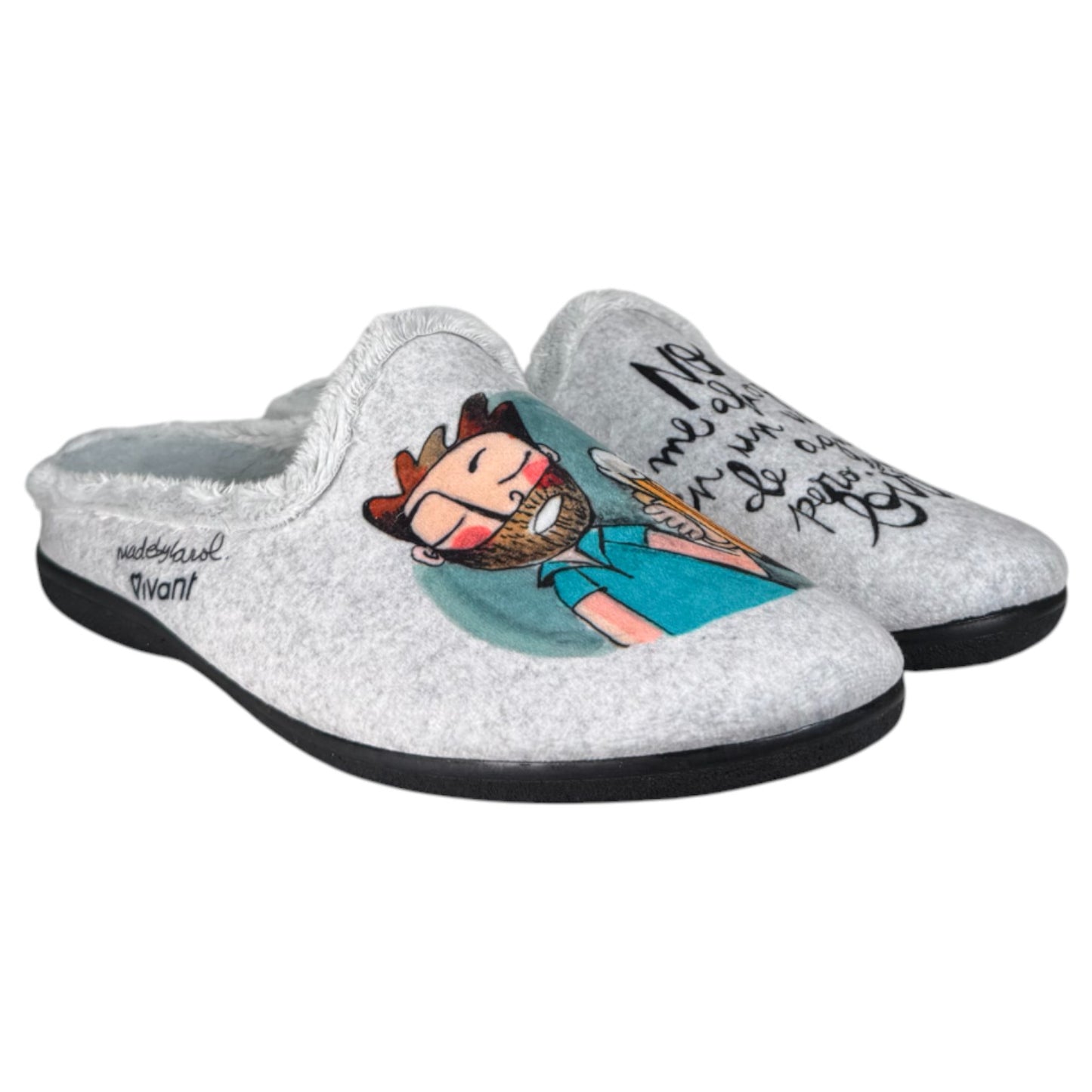 Zapatillas de Casa Vivant Cerveza Agua 242105 Gris - imagen 3