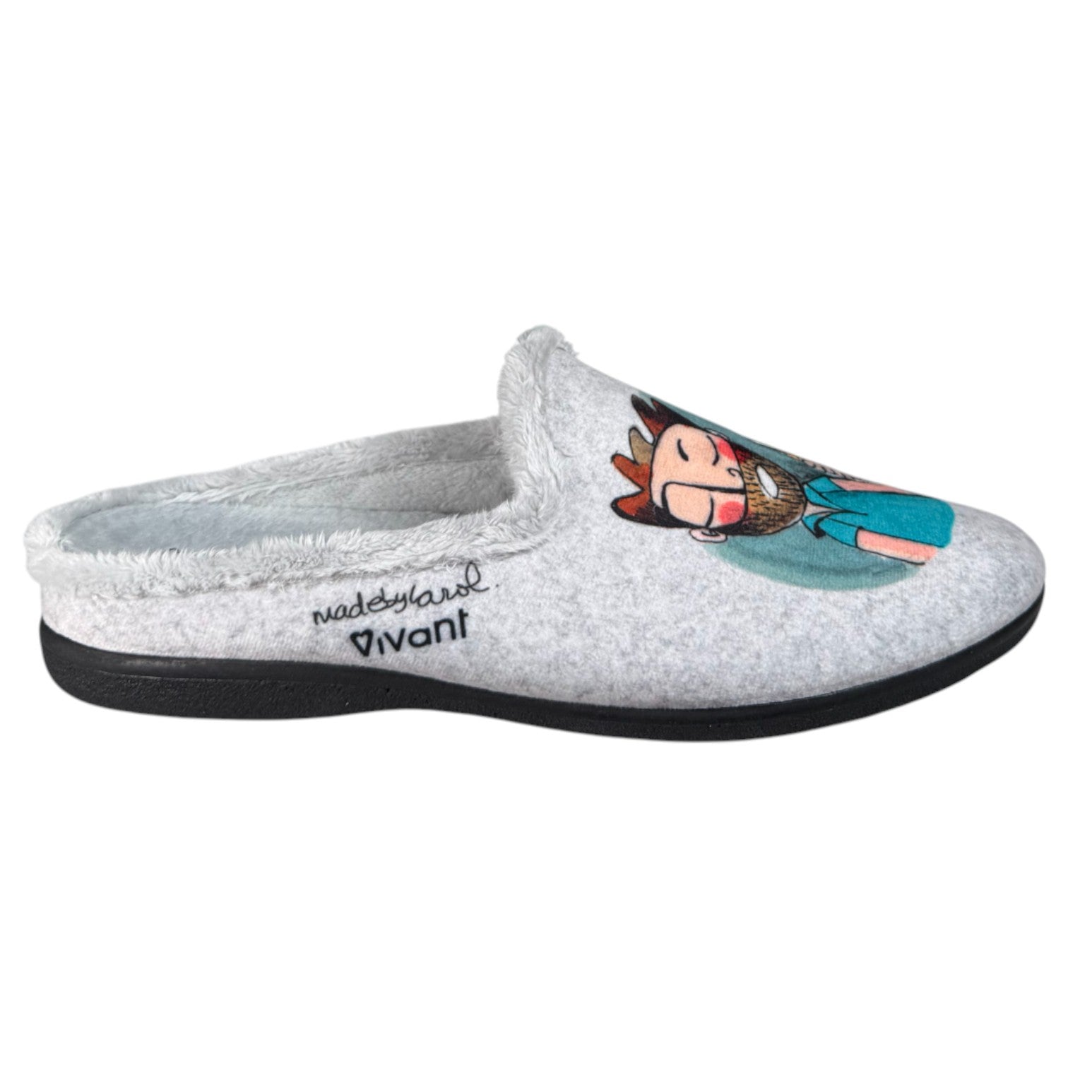 Zapatillas de Casa Vivant Cerveza Agua 242105 Gris - imagen 2