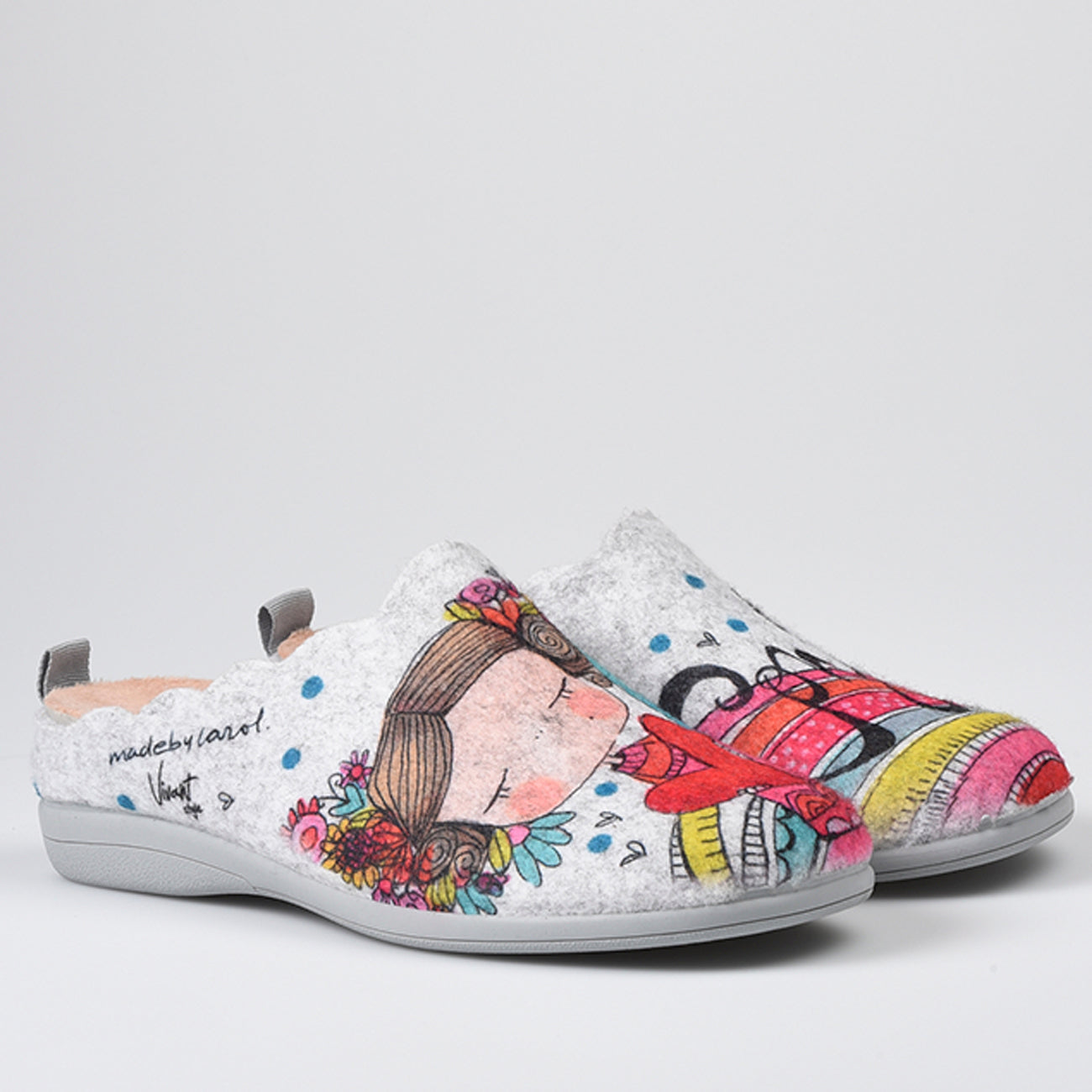 Zapatillas de Casa Vivant Confía 212645 Gris - imagen 3