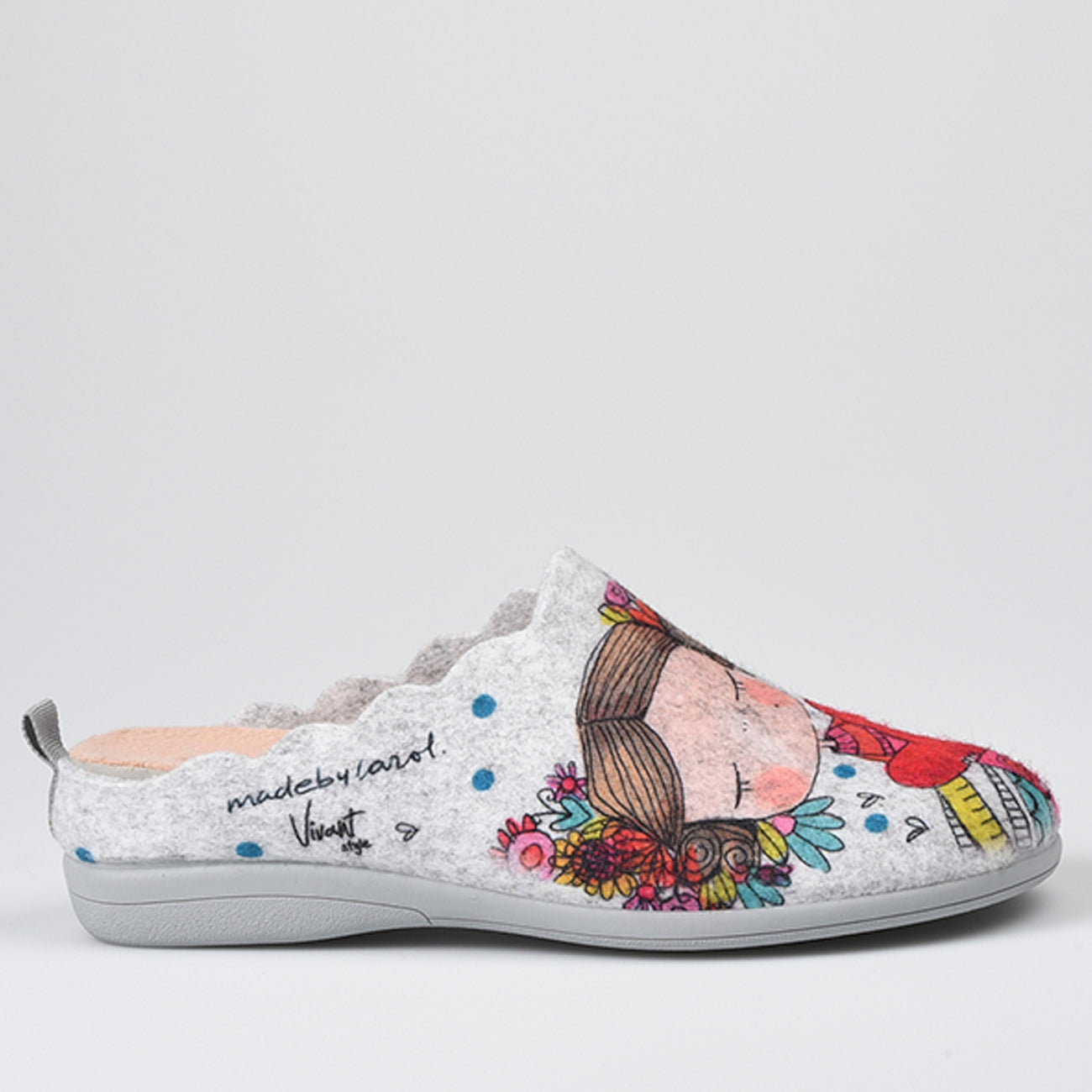 Zapatillas de Casa Vivant Confía 212645 Gris - imagen 2