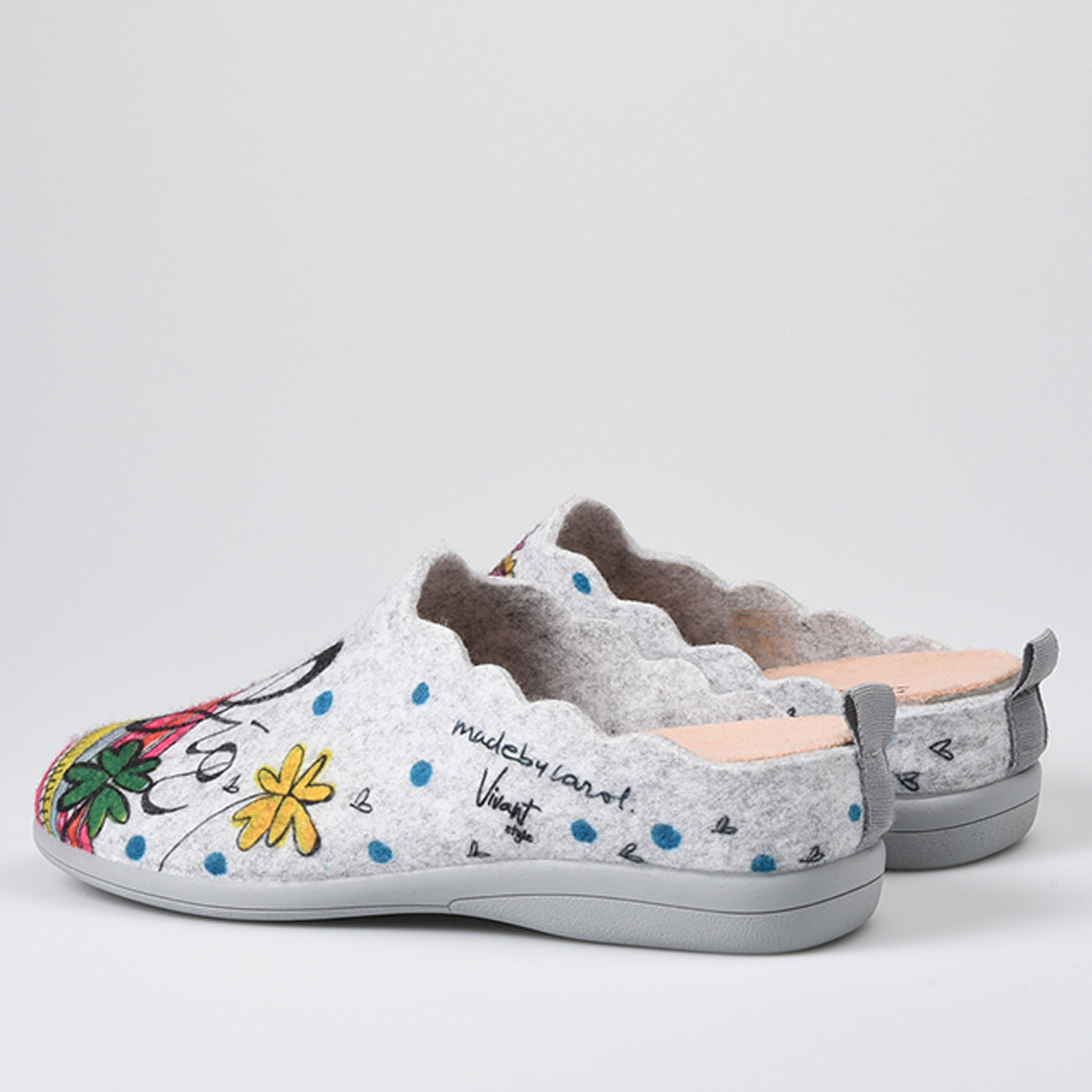 Zapatillas de Casa Vivant Confía 212645 Gris - imagen 5
