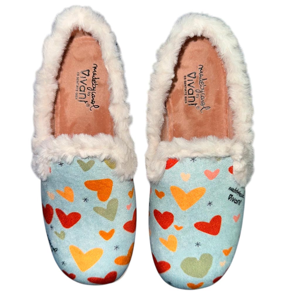Zapatillas de Casa Vivant Corazones 242255 Manzana - imagen 1