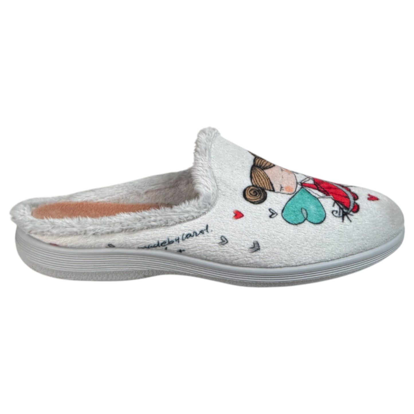 Zapatillas de Casa Vivant Enamórate 242140 Gris - imagen 2
