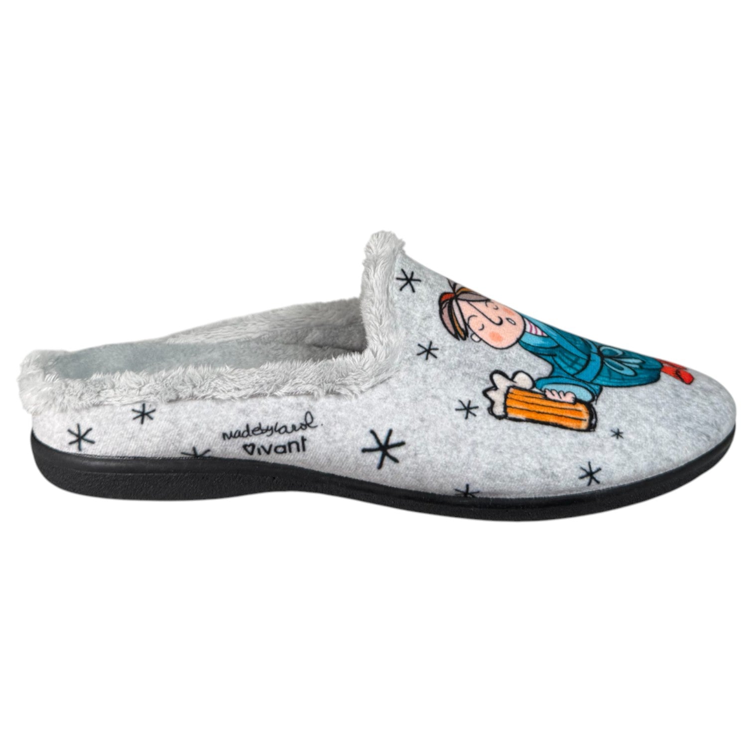 Zapatillas de Casa Vivant Estrés Cerveza 252061 Gris - imagen 2