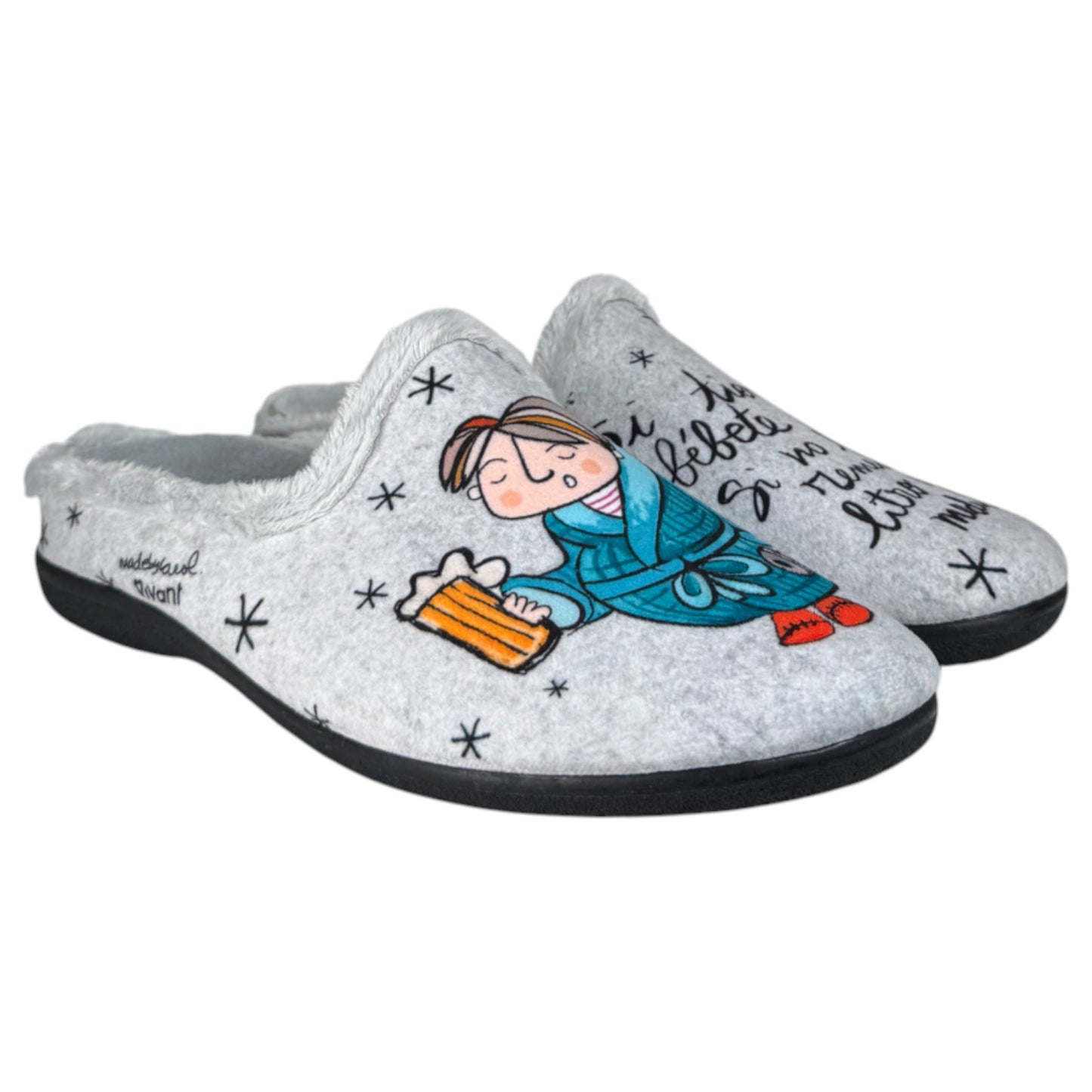 Zapatillas de Casa Vivant Estrés Cerveza 252061 Gris - imagen 3