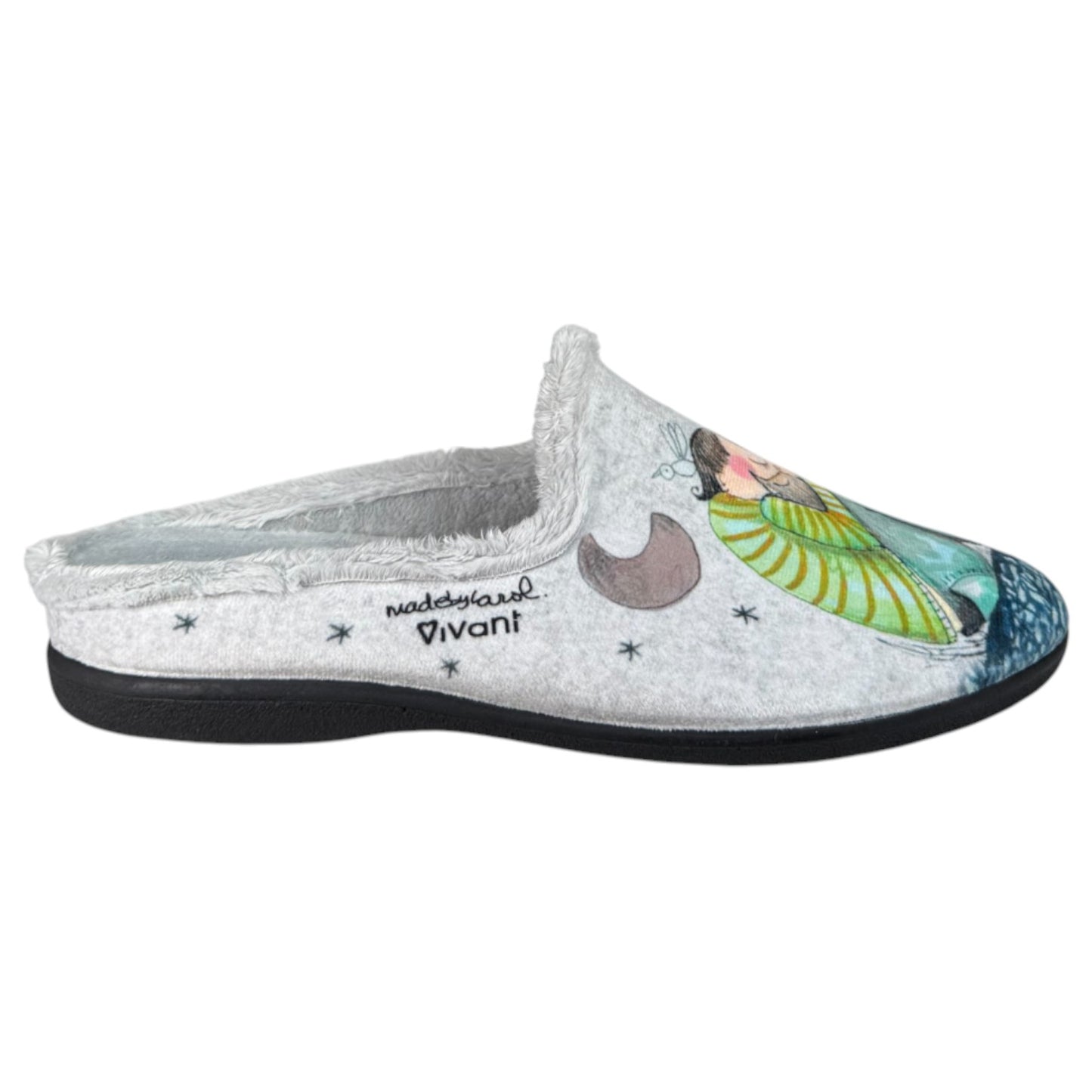 Zapatillas de Casa Vivant Mi Papá Me Mima 242070 Gris - imagen 2