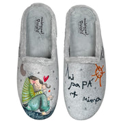 Zapatillas de Casa Vivant Mi Papá Me Mima 242070 Gris