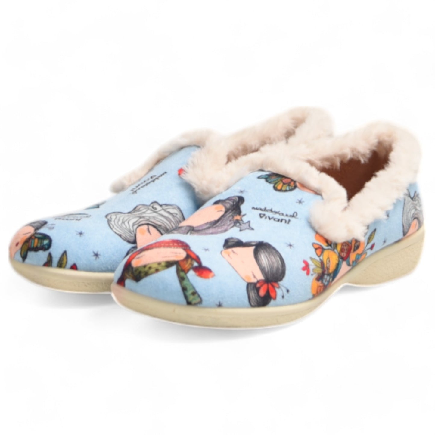 Zapatillas de Casa Vivant Muñecas 242095 Celeste - imagen 4
