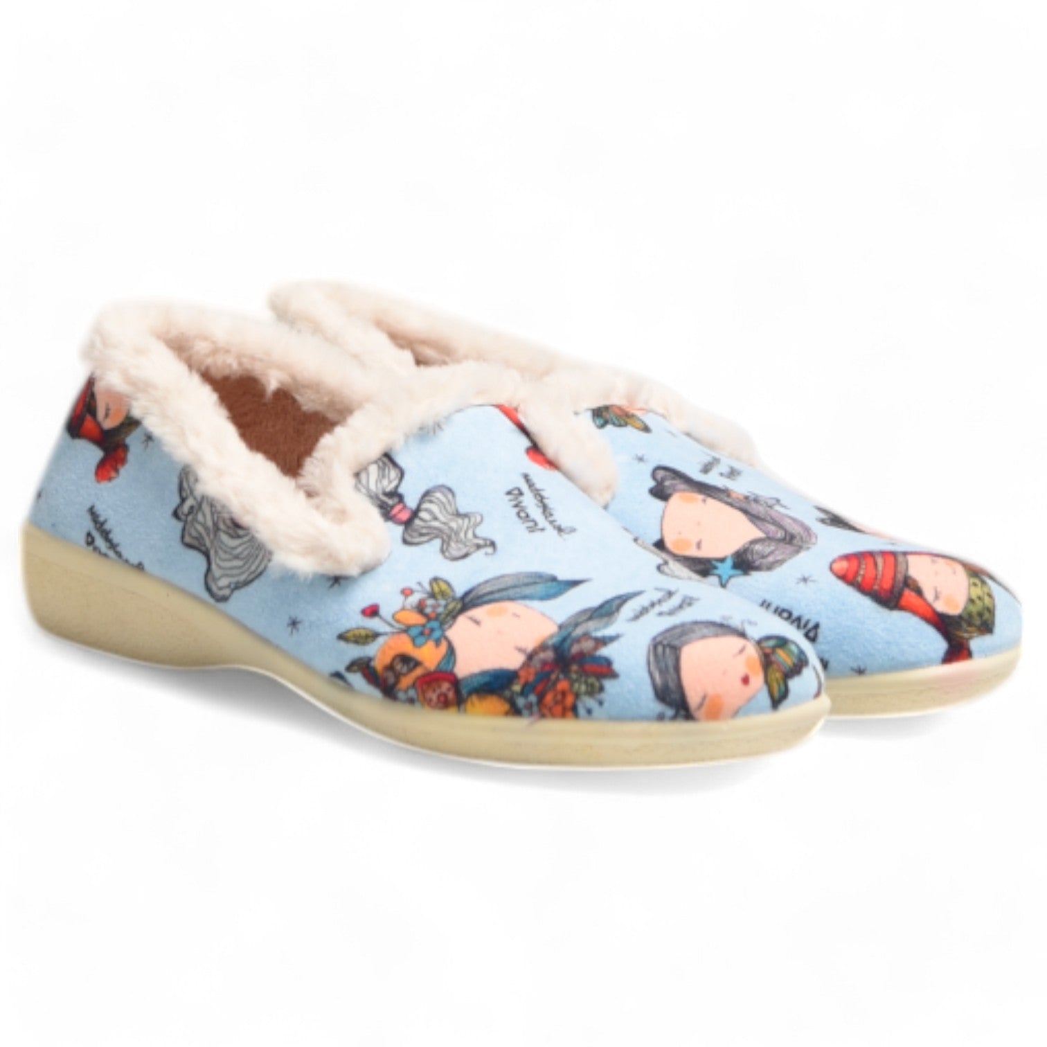Zapatillas de Casa Vivant Muñecas 242095 Celeste - imagen 3