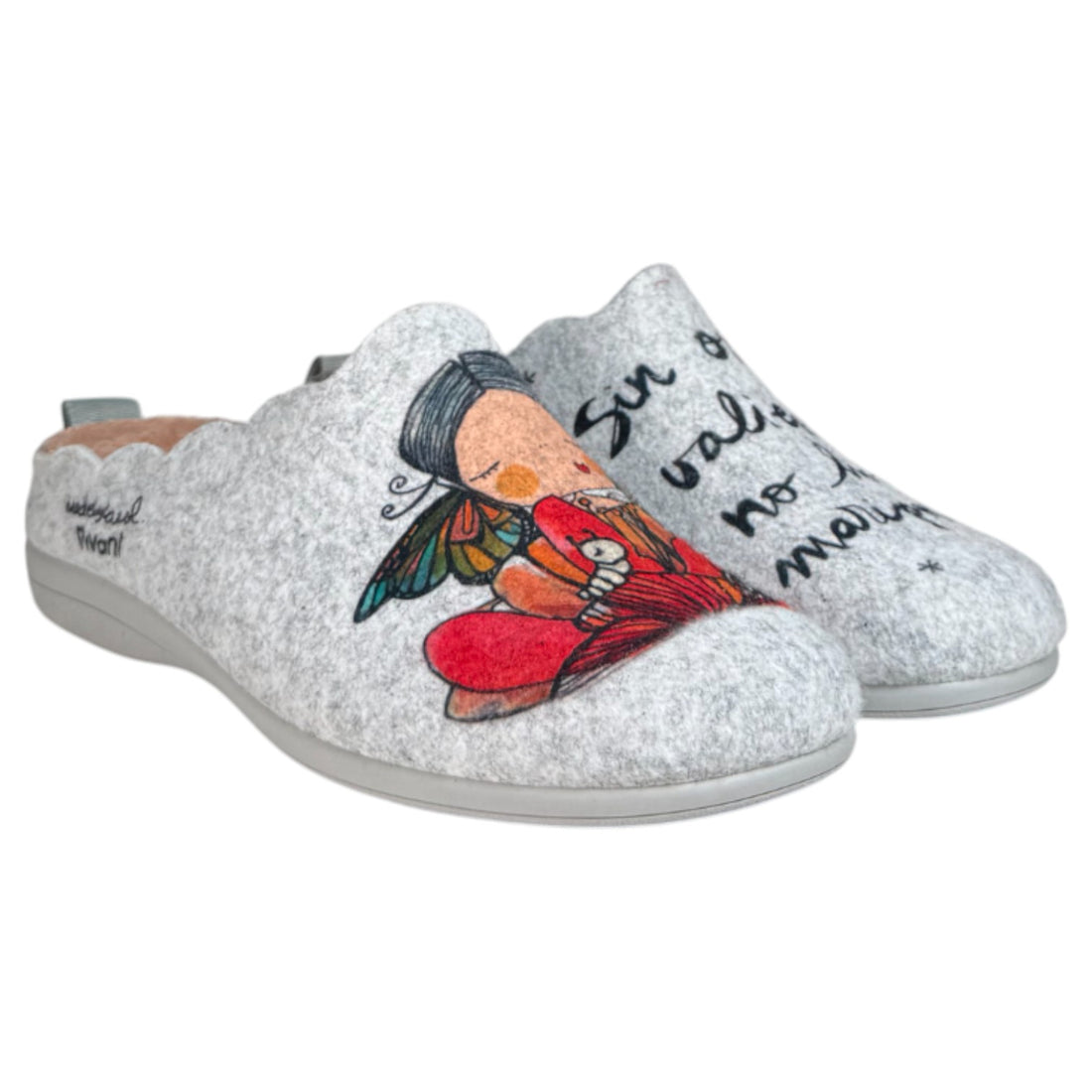 Zapatillas de Casa Vivant Oruga Mariposa 242175 Gris - imagen 3