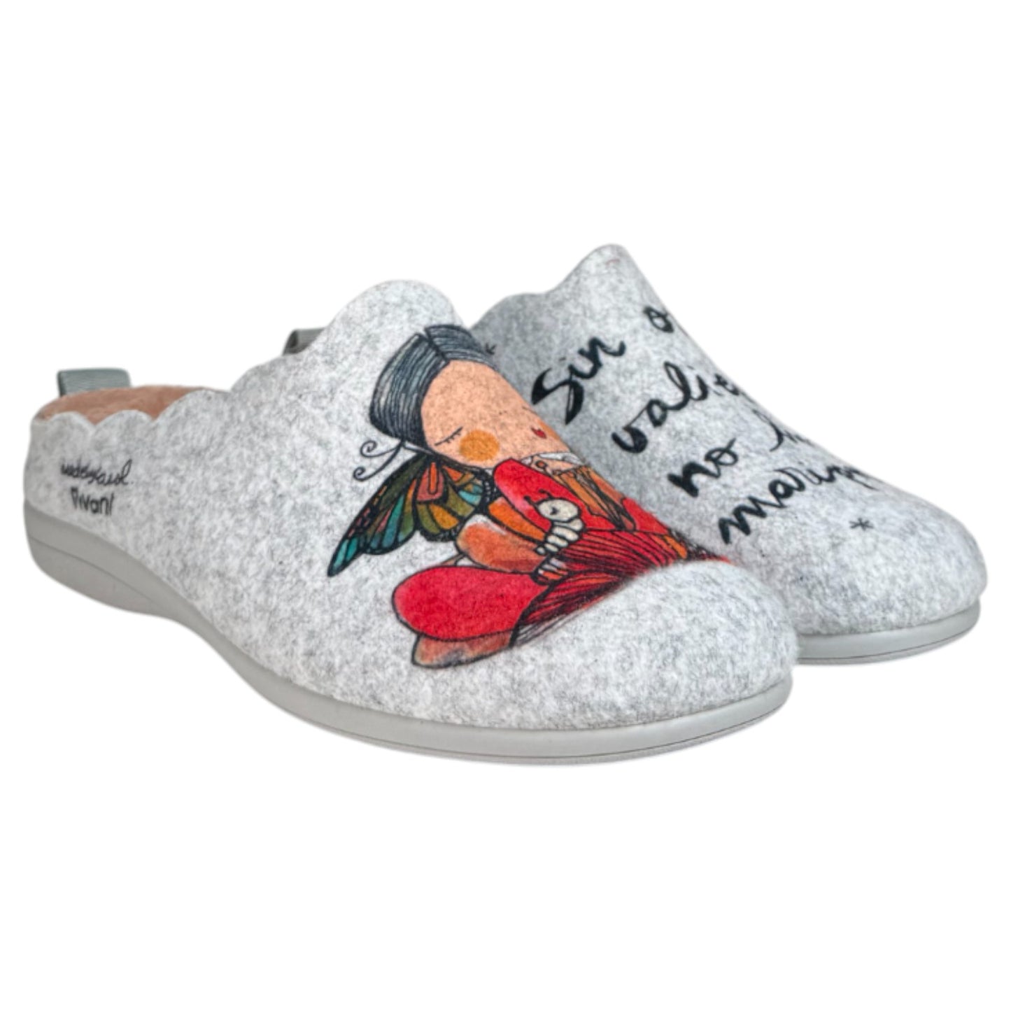 Zapatillas de Casa Vivant Oruga Mariposa 242175 Gris - imagen 3