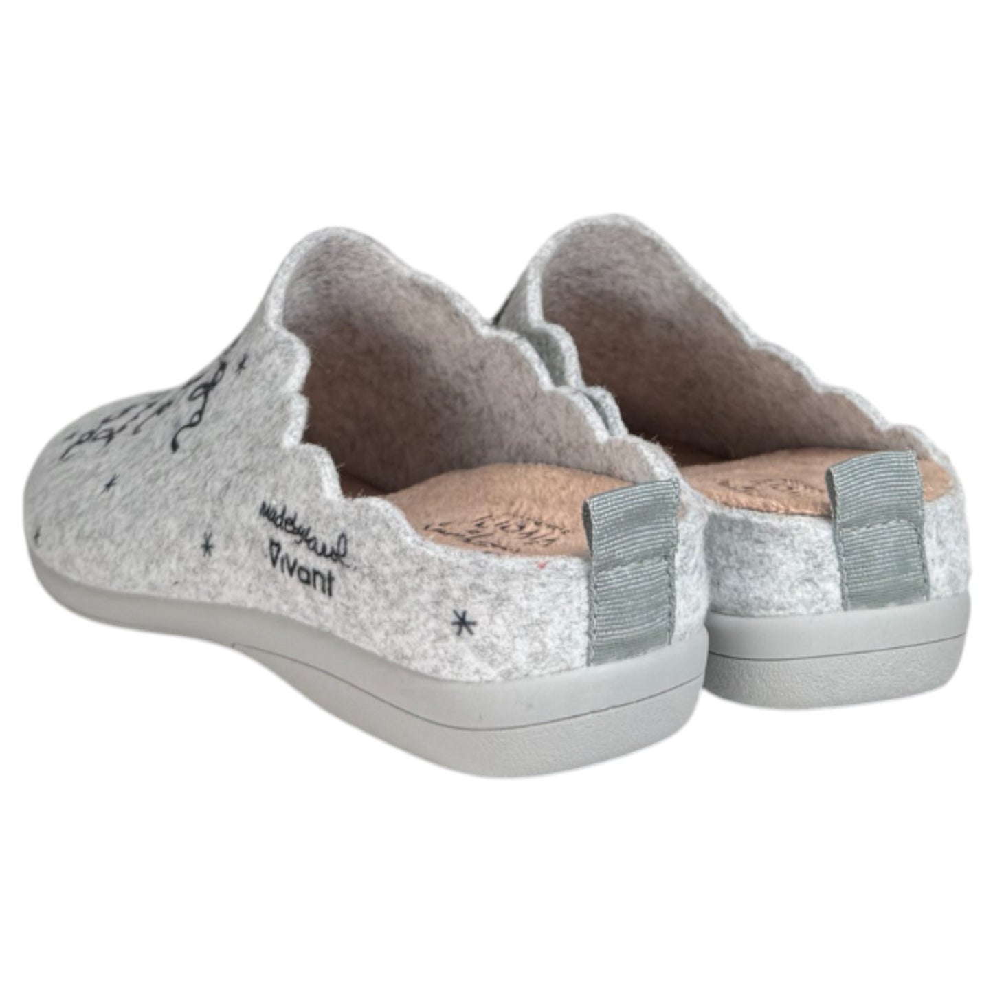 Zapatillas de Casa Vivant Oruga Mariposa 242175 Gris - imagen 5