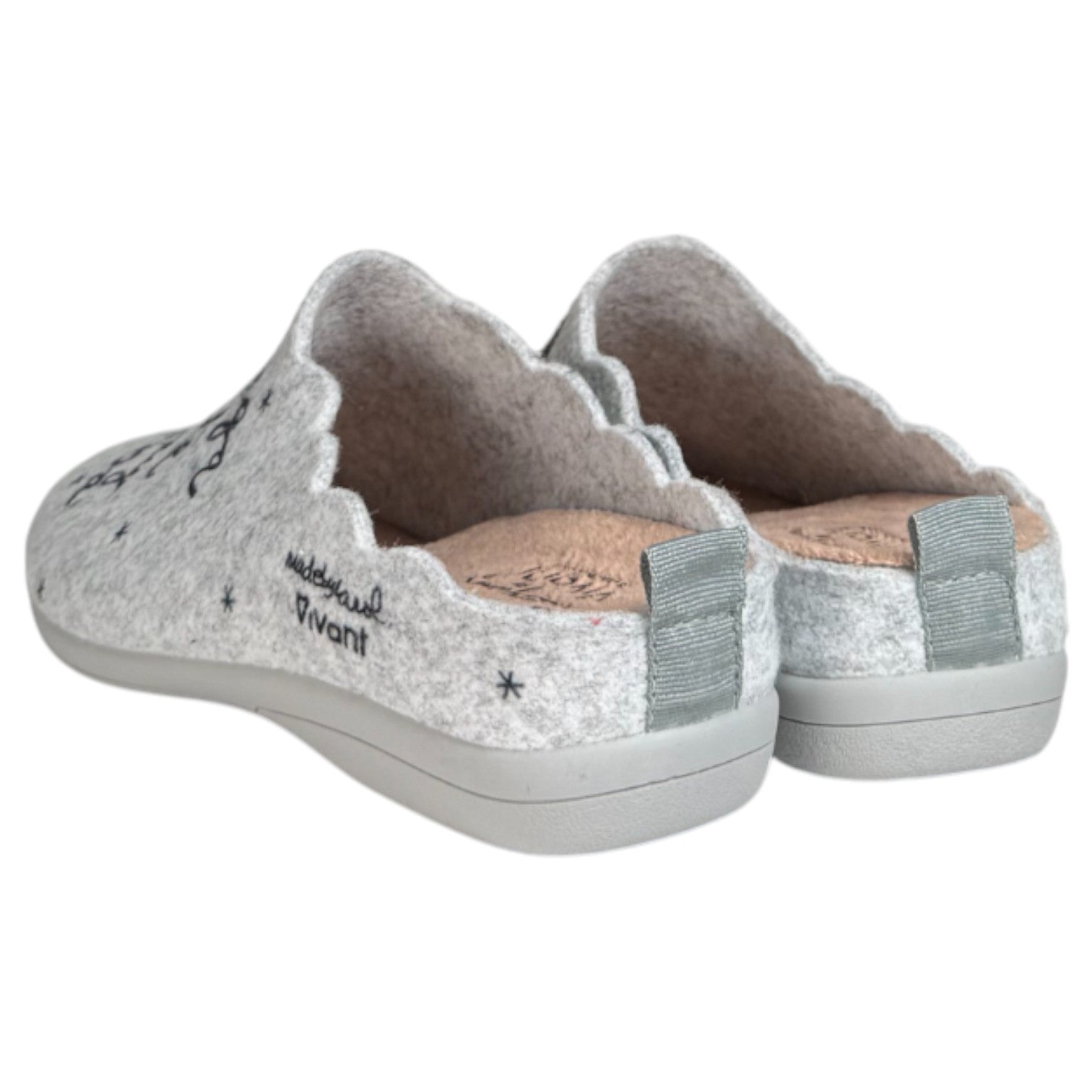 Zapatillas de Casa Vivant Oruga Mariposa 242175 Gris - imagen 5