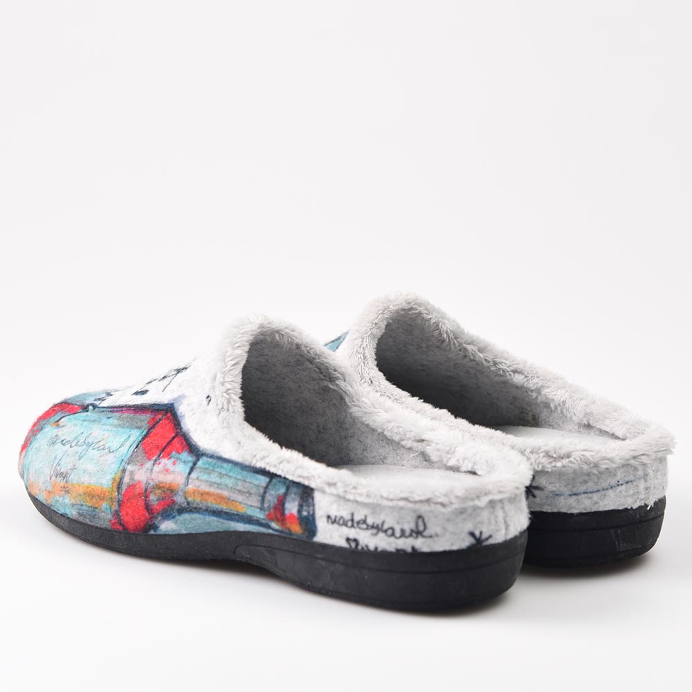 Zapatillas de Casa Vivant Botella Vino 242100 Gris - imagen 5