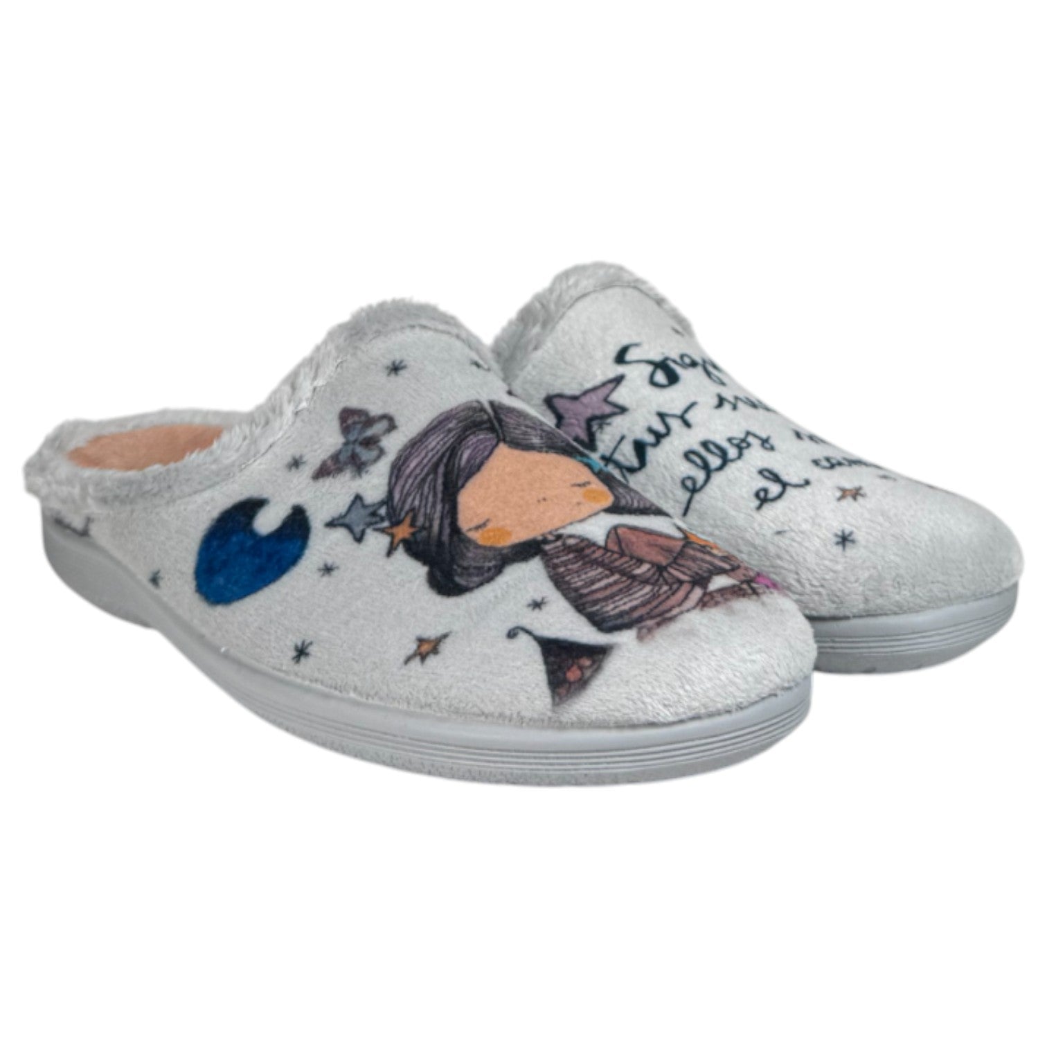 Zapatillas de Casa Vivant Sigue Tus Sueños 242445 Gris - imagen 3