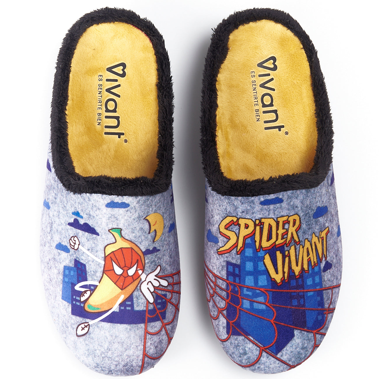 Zapatillas de Casa Vivant Spider-Ban 222280 Gris - imagen 1