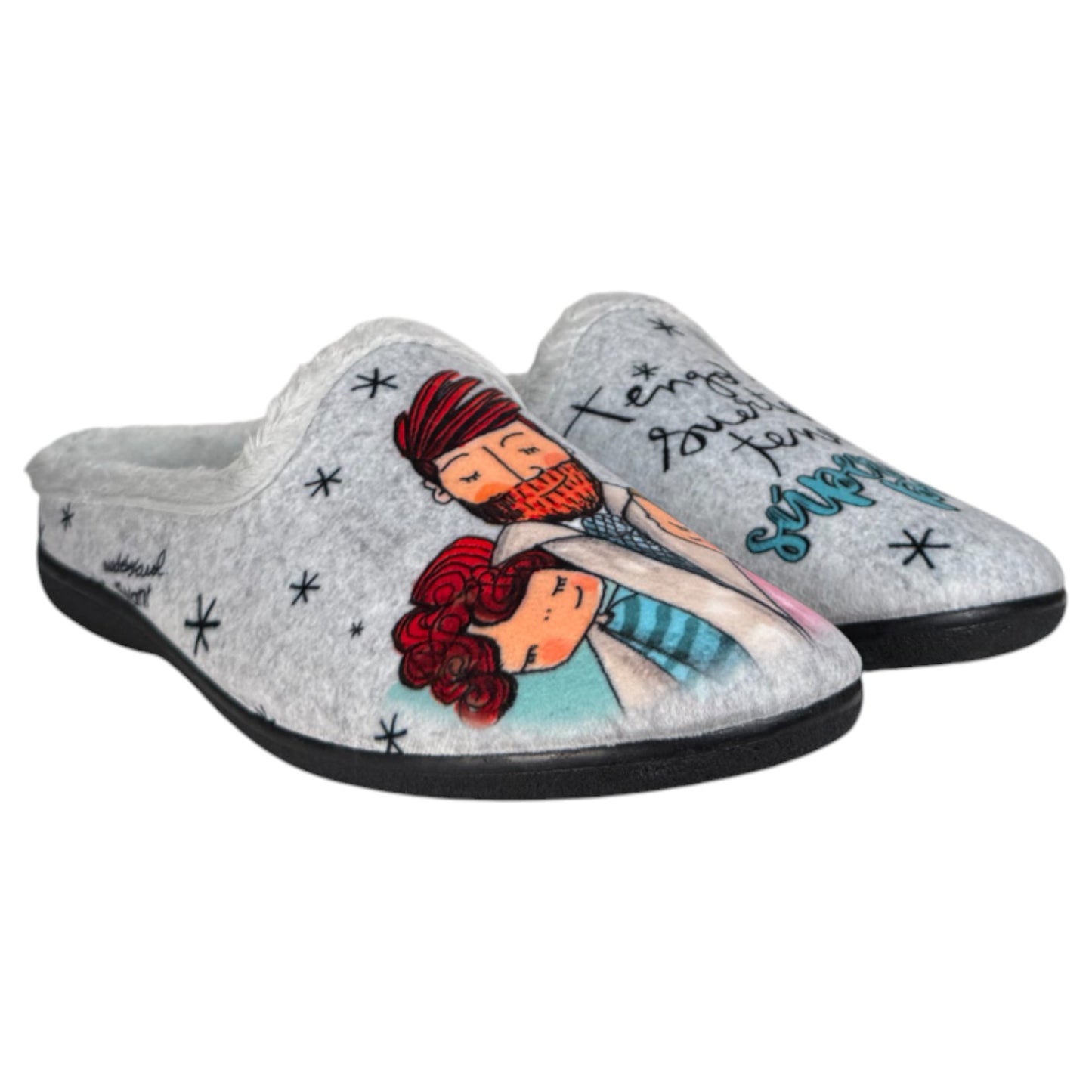 Zapatillas de Casa Vivant Súper Papá 252020 Gris - imagen 3