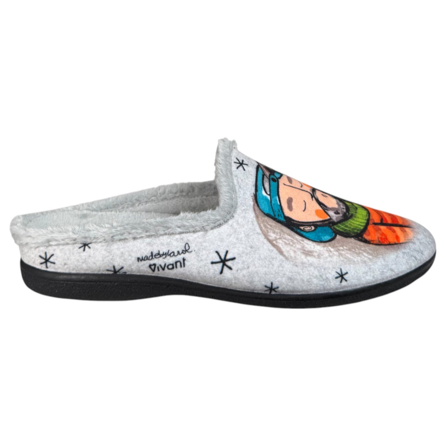 Zapatillas de Casa Vivant Todo Bajo Descontrol 252024 Gris - imagen 2