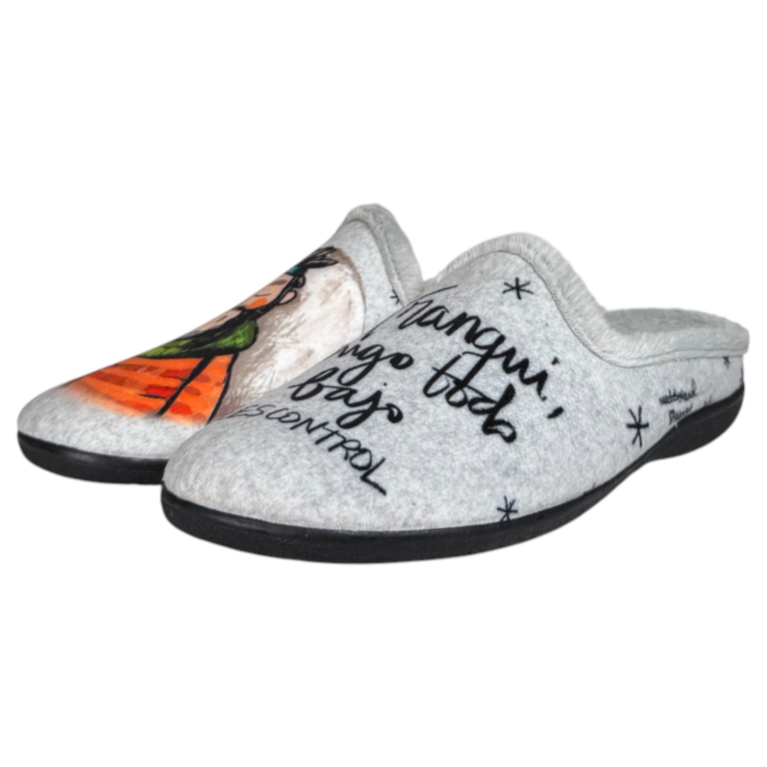 Zapatillas de Casa Vivant Todo Bajo Descontrol 252024 Gris - imagen 4