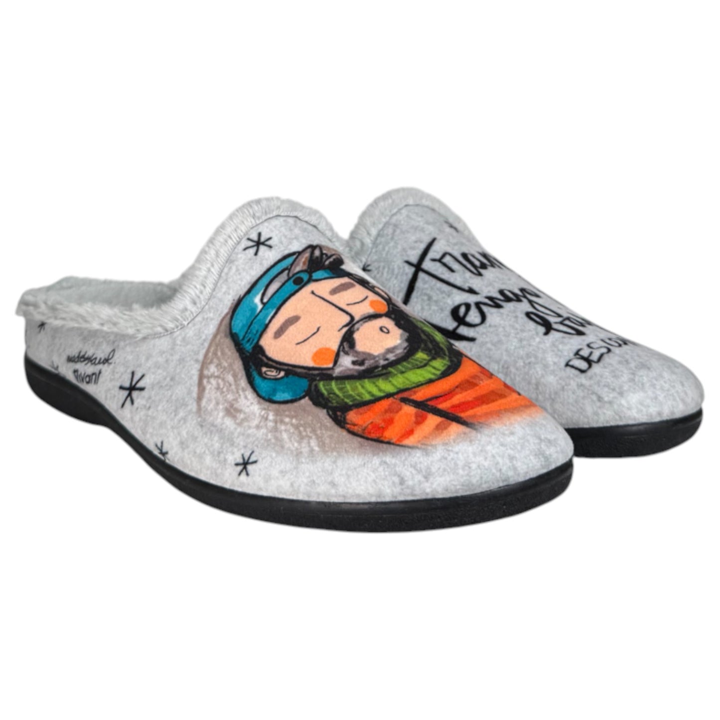 Zapatillas de Casa Vivant Todo Bajo Descontrol 252024 Gris - imagen 3