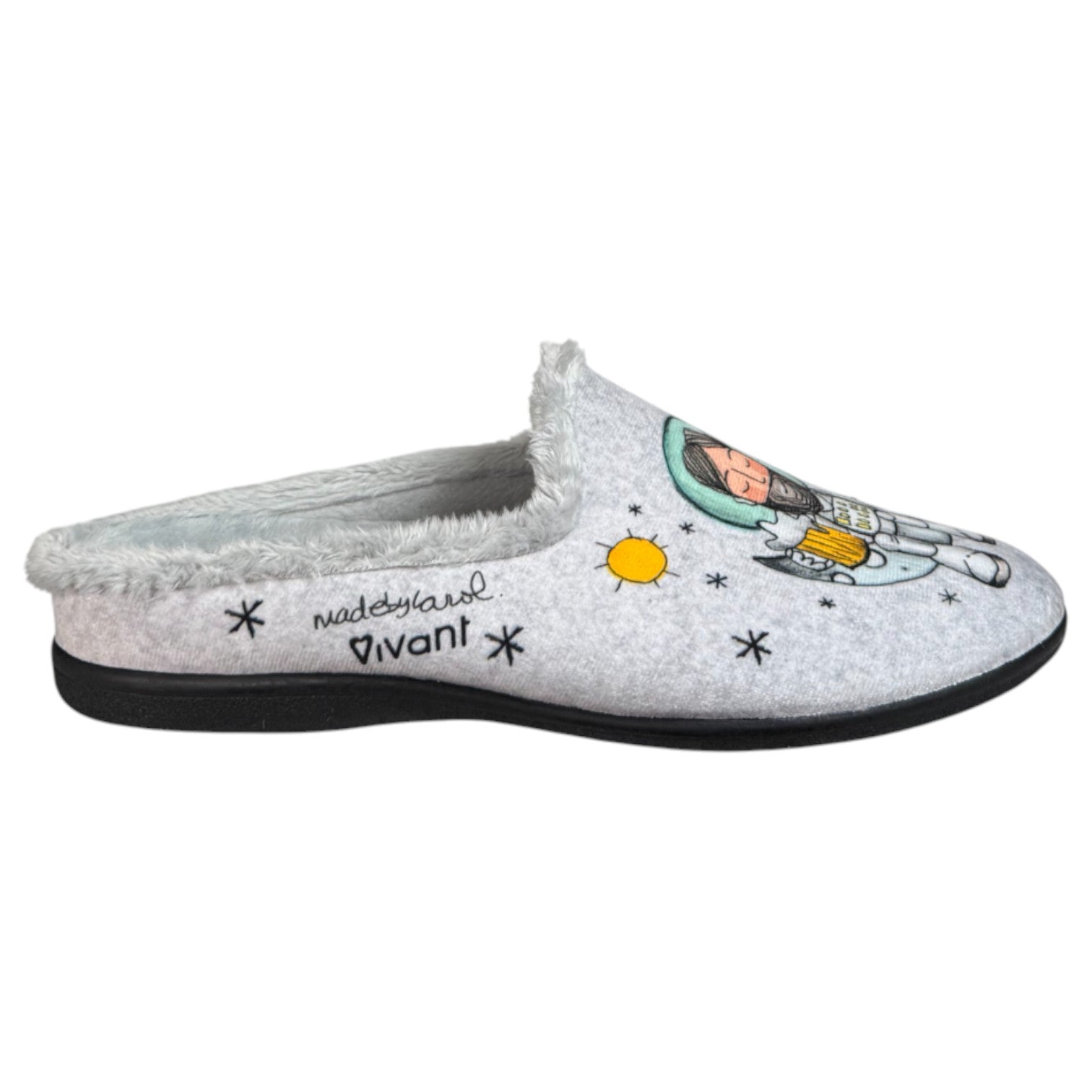 Zapatillas de Casa Vivant Universo 232300 Gris - imagen 2