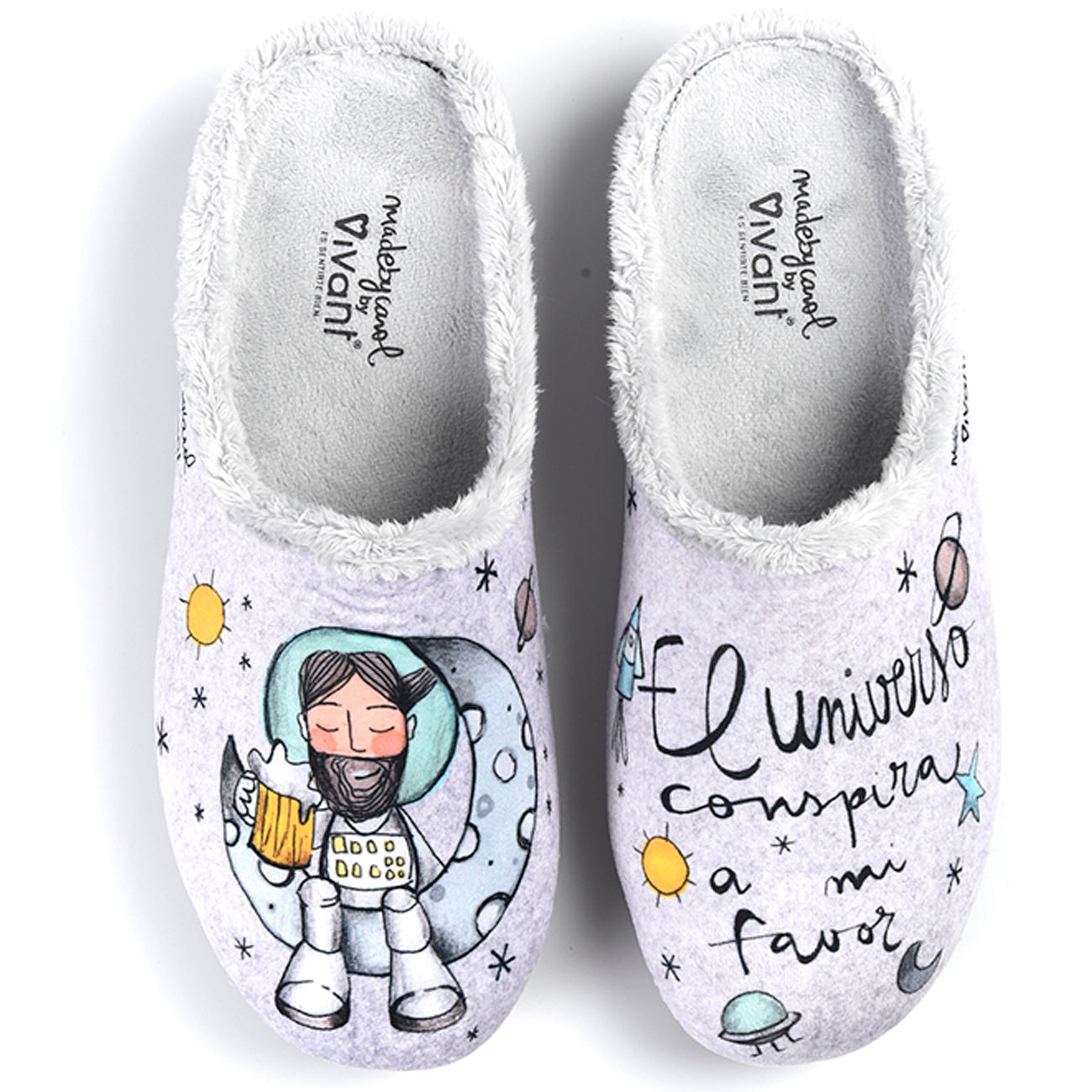 Zapatillas de Casa Vivant Universo 232300 Gris - imagen 7