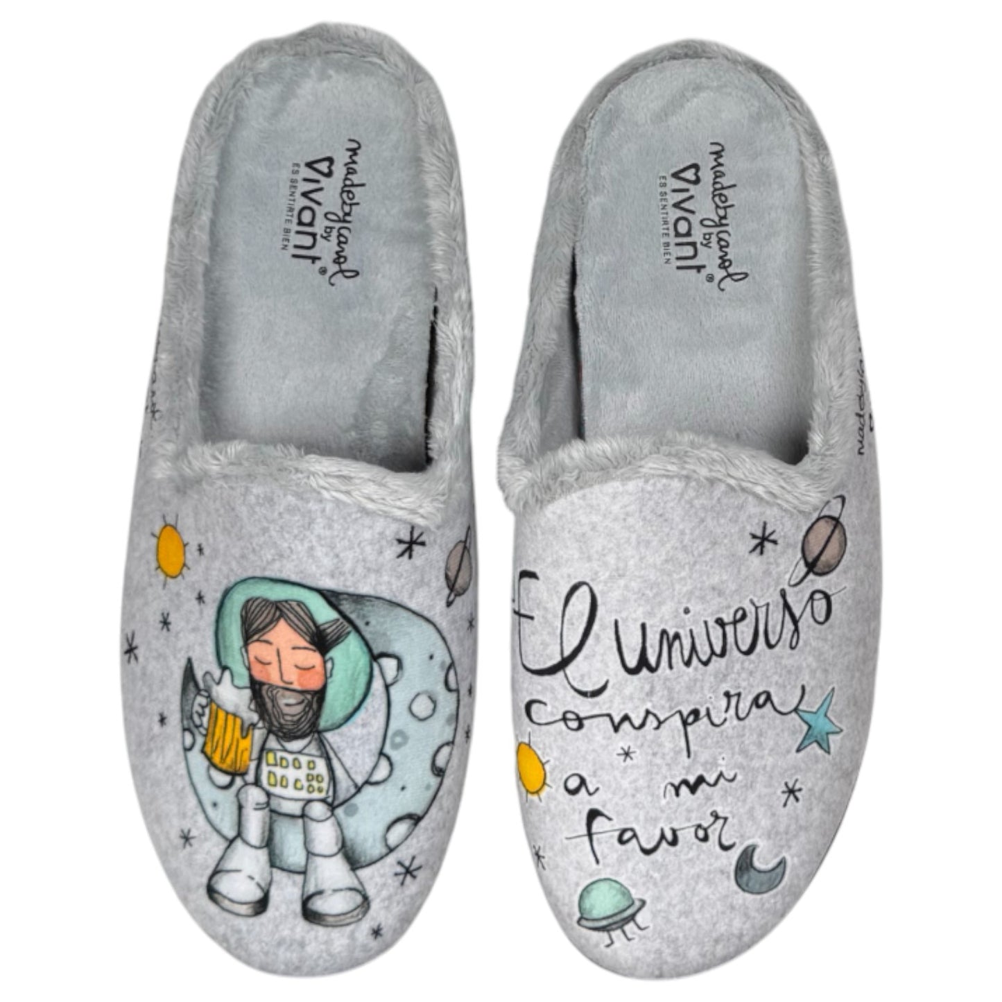 Zapatillas de Casa Vivant Universo 232300 Gris - imagen 1