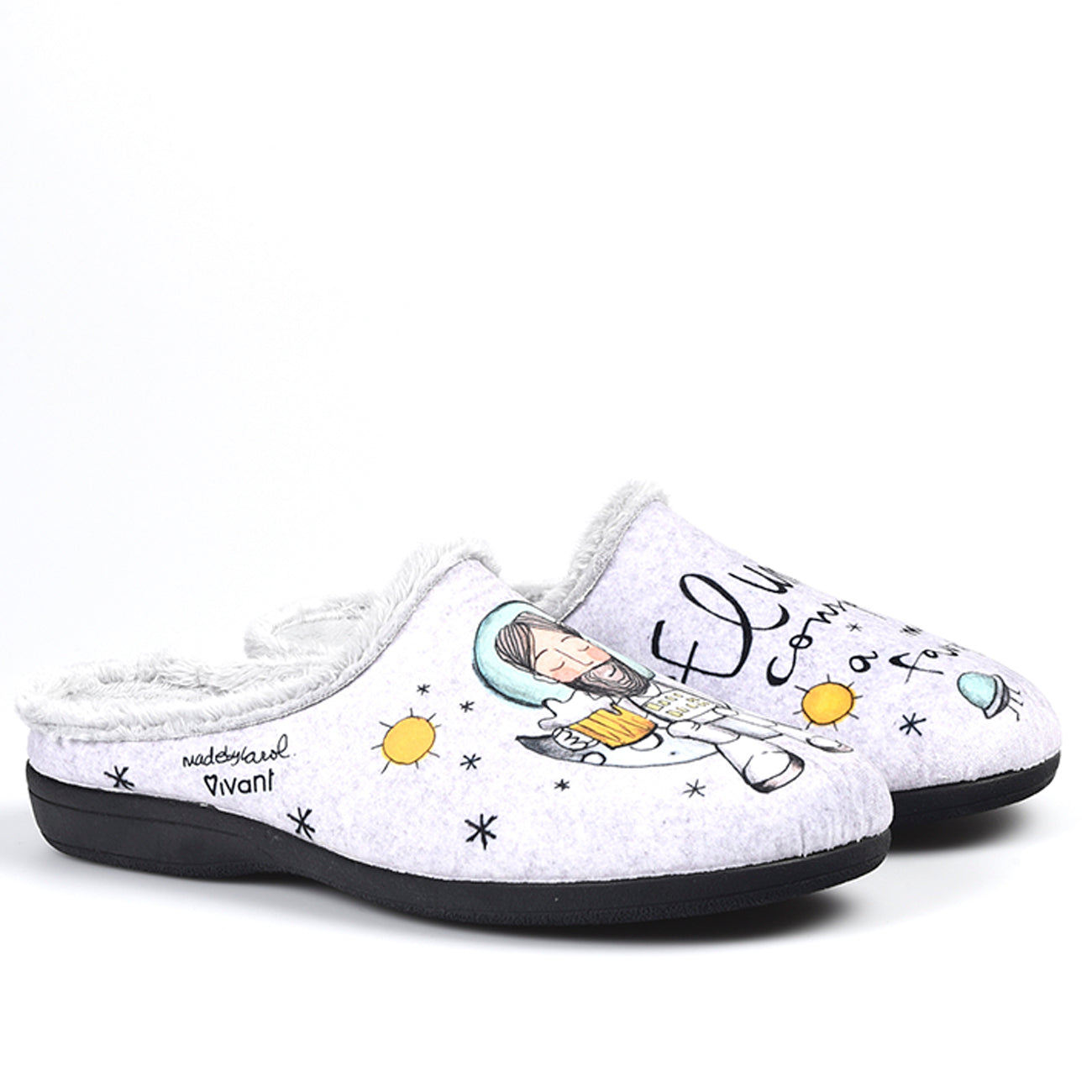 Zapatillas de Casa Vivant Universo 232300 Gris - imagen 9