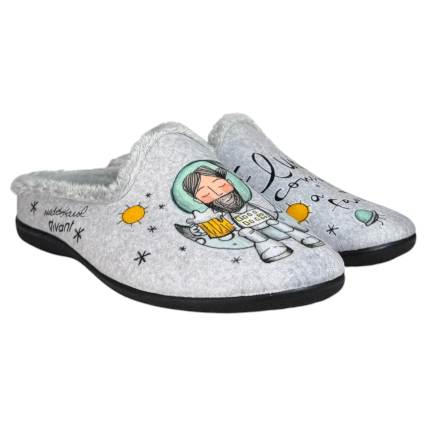 Zapatillas de Casa Vivant Universo 232300 Gris - imagen 3