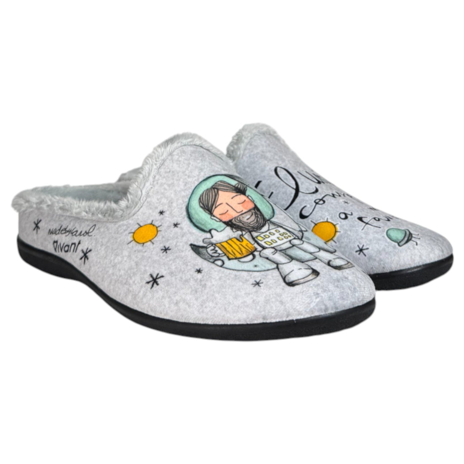 Zapatillas de Casa Vivant Universo 232300 Gris - imagen 3