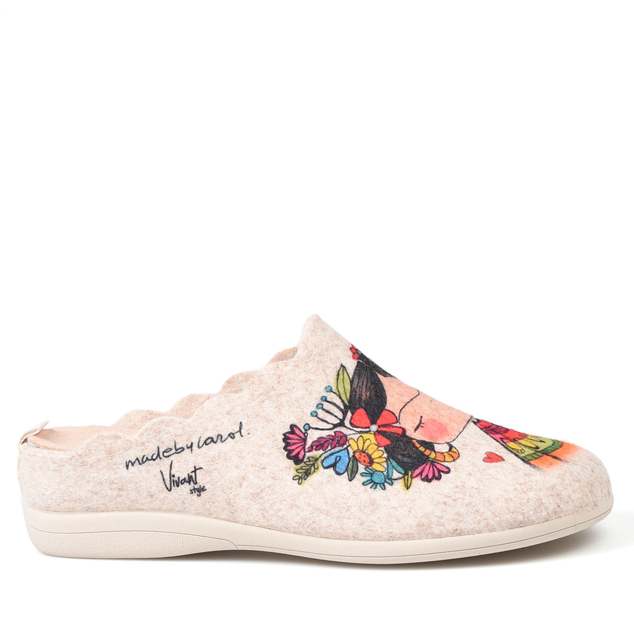 Zapatillas de Casa Vivant Vida 212660 Beig - imagen 2