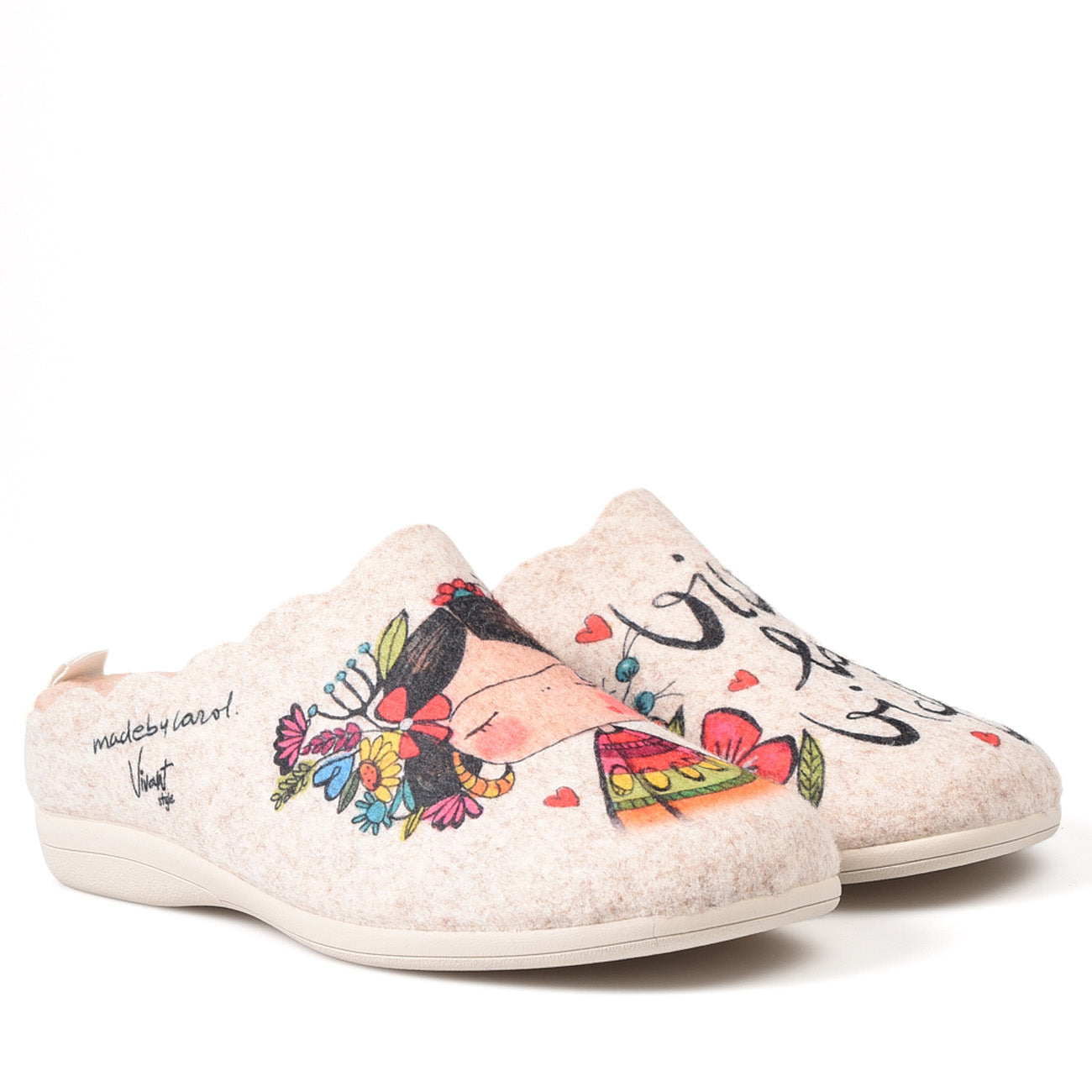 Zapatillas de Casa Vivant Vida 212660 Beig - imagen 3