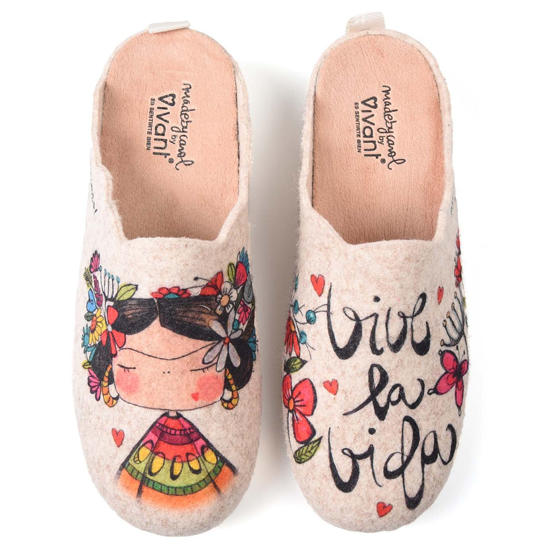 Zapatillas de Casa Vivant Vida 212660 Beig - imagen 1