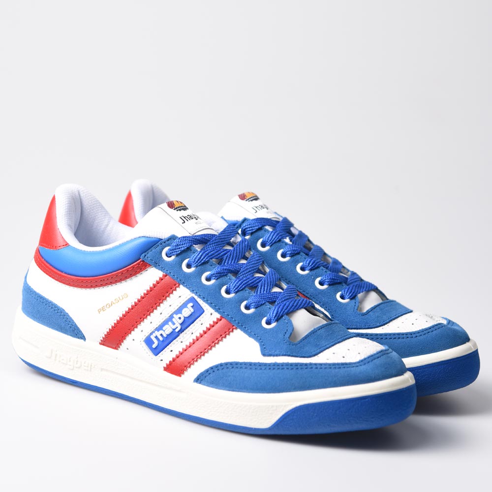 Zapatillas J'hayber Pegasus Blanco-Royal-Rojo - imagen 2