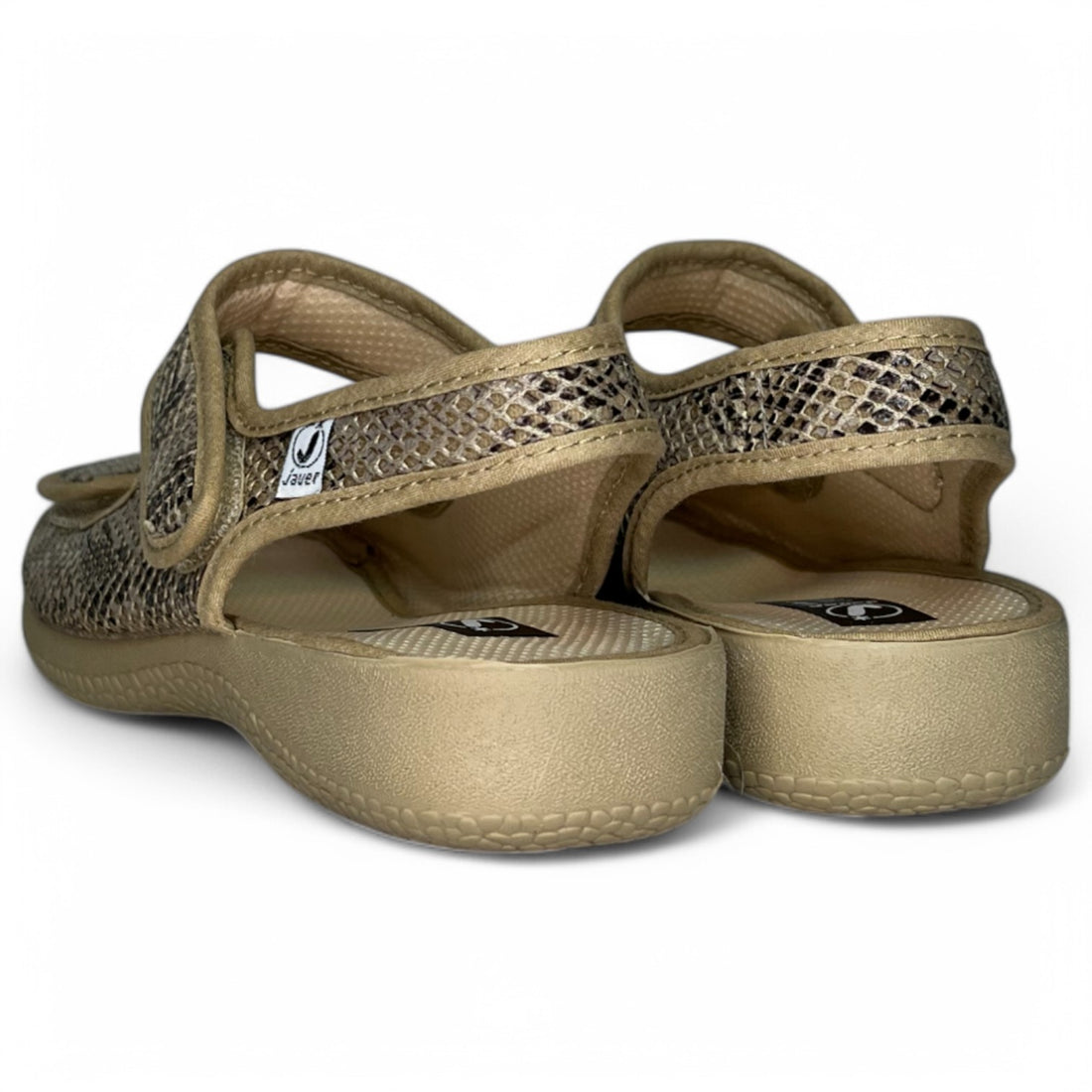 Zapatillas Javer Abiertas Velcros 45-2 Beig - imagen 5