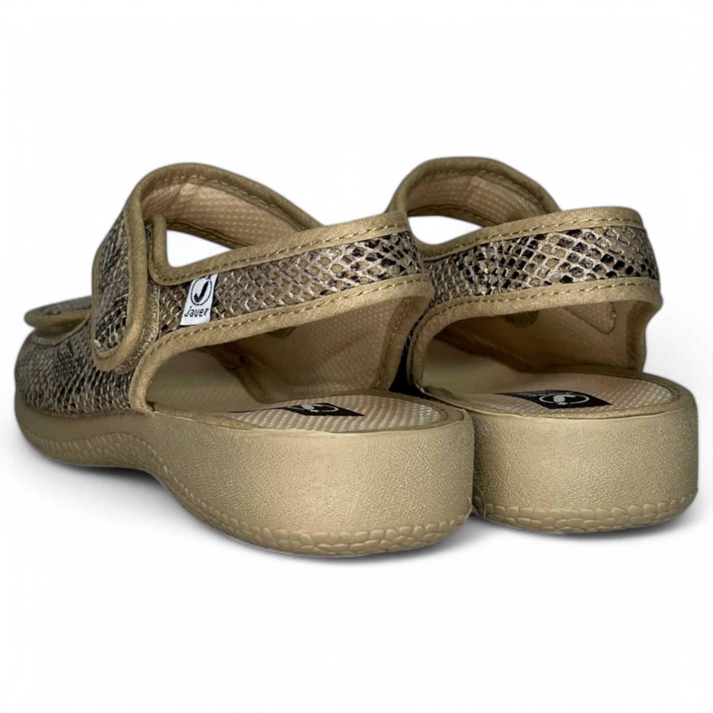 Zapatillas Javer Abiertas Velcros 45-2 Beig - imagen 5