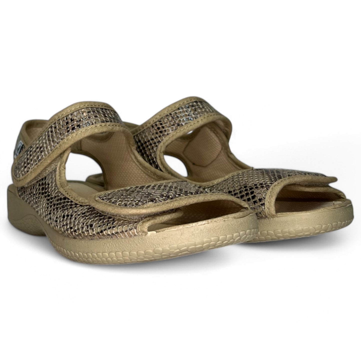 Zapatillas Javer Abiertas Velcros 45-2 Beig - imagen 3