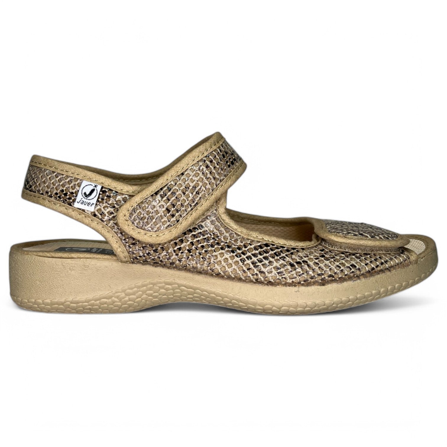 Zapatillas Javer Abiertas Velcros 45-2 Beig - imagen 2
