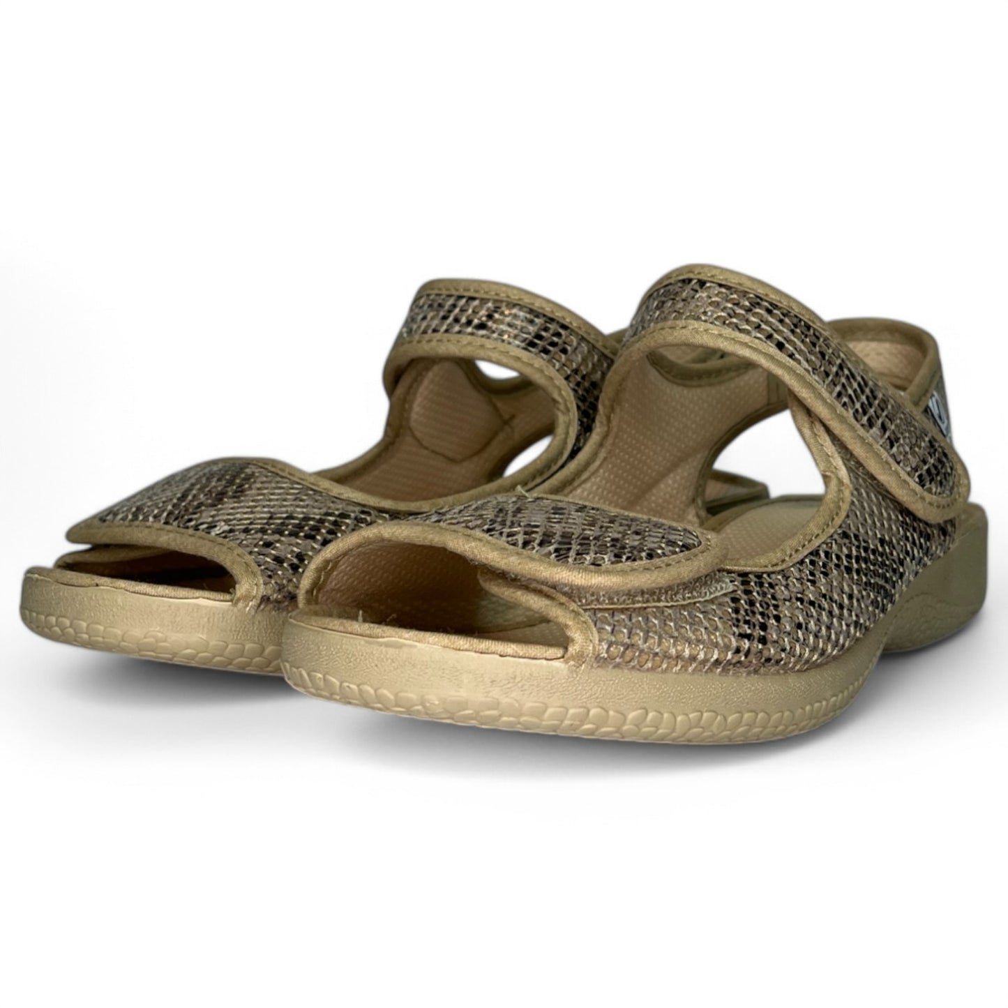 Zapatillas Javer Abiertas Velcros 45-2 Beig - imagen 4