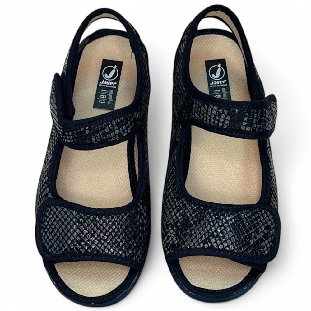 Zapatillas Javer Abiertas Velcros 45-2 Marino - imagen 1