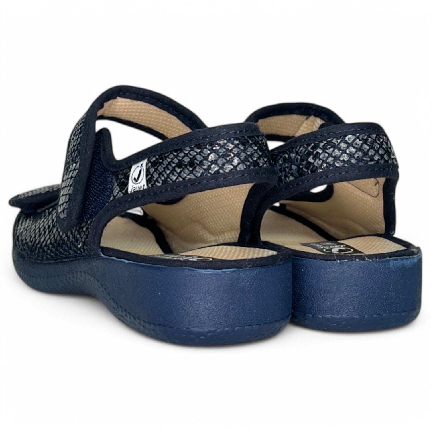 Zapatillas Javer Abiertas Velcros 45-2 Marino - imagen 5