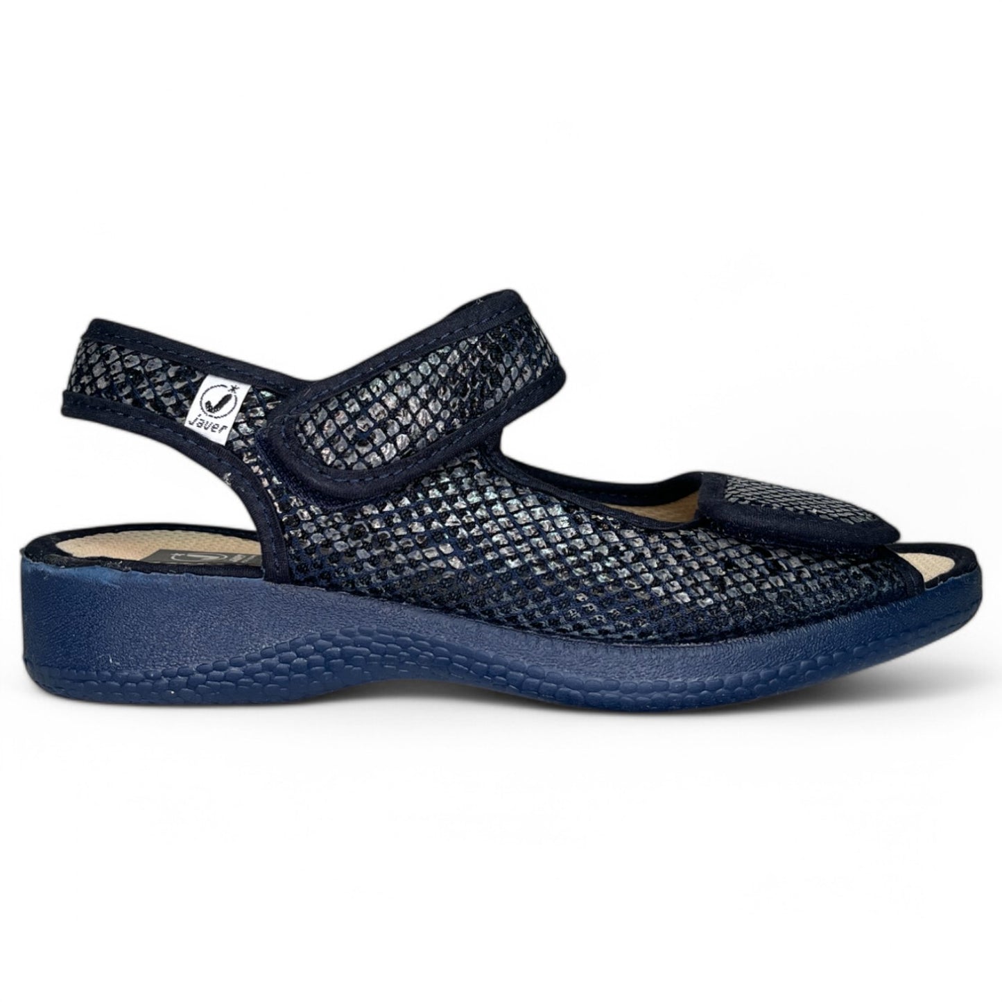 Zapatillas Javer Abiertas Velcros 45-2 Marino - imagen 2