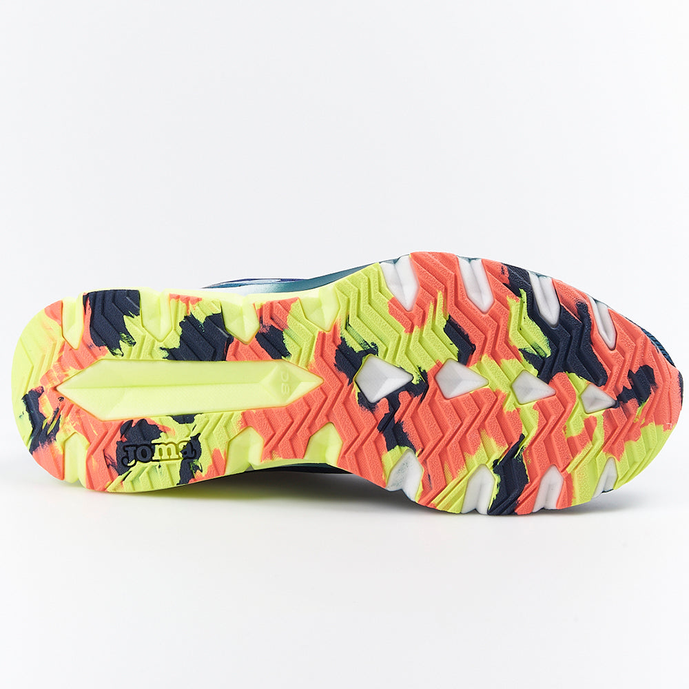 Zapatillas Joma Fenix Men 2205 Azul Limón Fluor - imagen 6