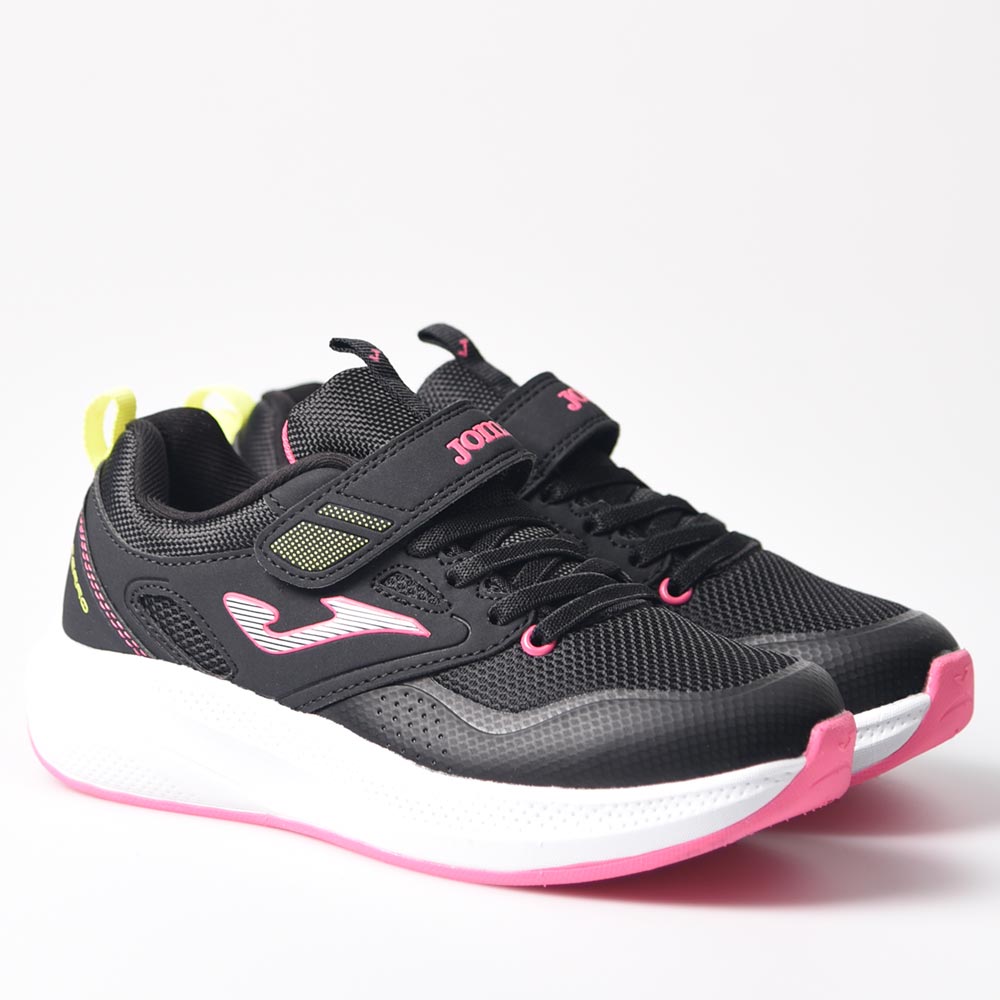 Zapatillas Joma Ferro Jr 2430 Negro Fucsia - imagen 2