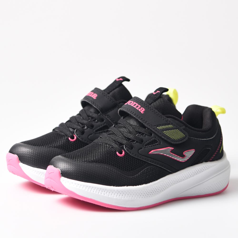 Zapatillas Joma Ferro Jr 2430 Negro Fucsia - imagen 3
