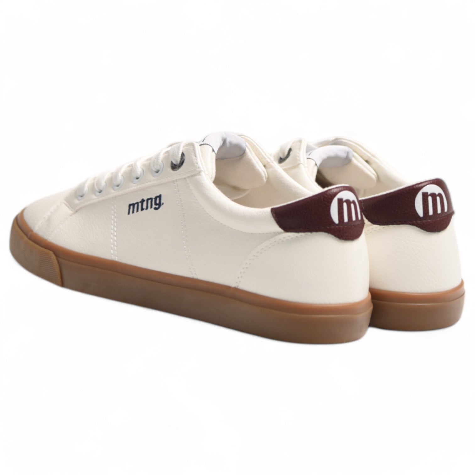 Zapatillas Mustang Aria 84732 Blanco Burdeos - imagen 4