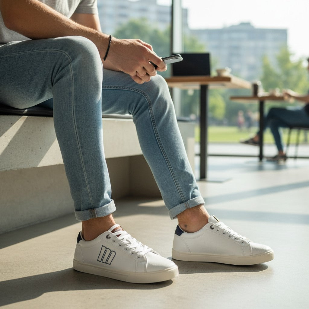 Zapatillas Mustang Aria 84842 Blanco Marino - imagen 2