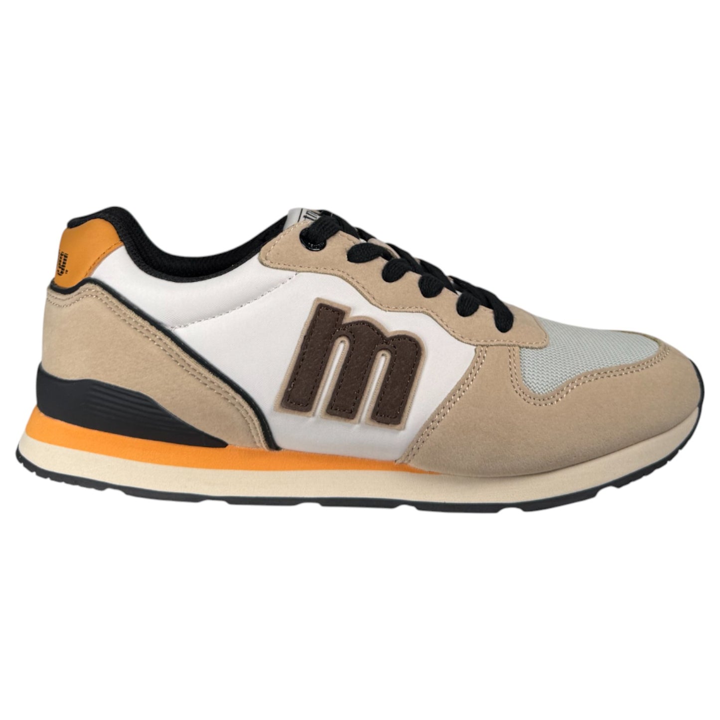 Zapatillas Mustang Joggo 84467 Beige Negro Blanco - imagen 1